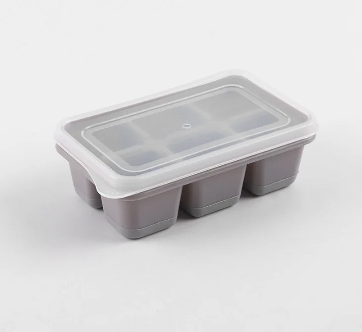 Форма для льда 8 ячеек с крышкой