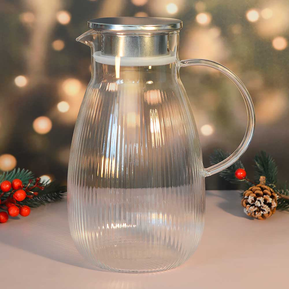 Кувшин с крышкой 1,8л, h22см, d8,5см, GPH-003B