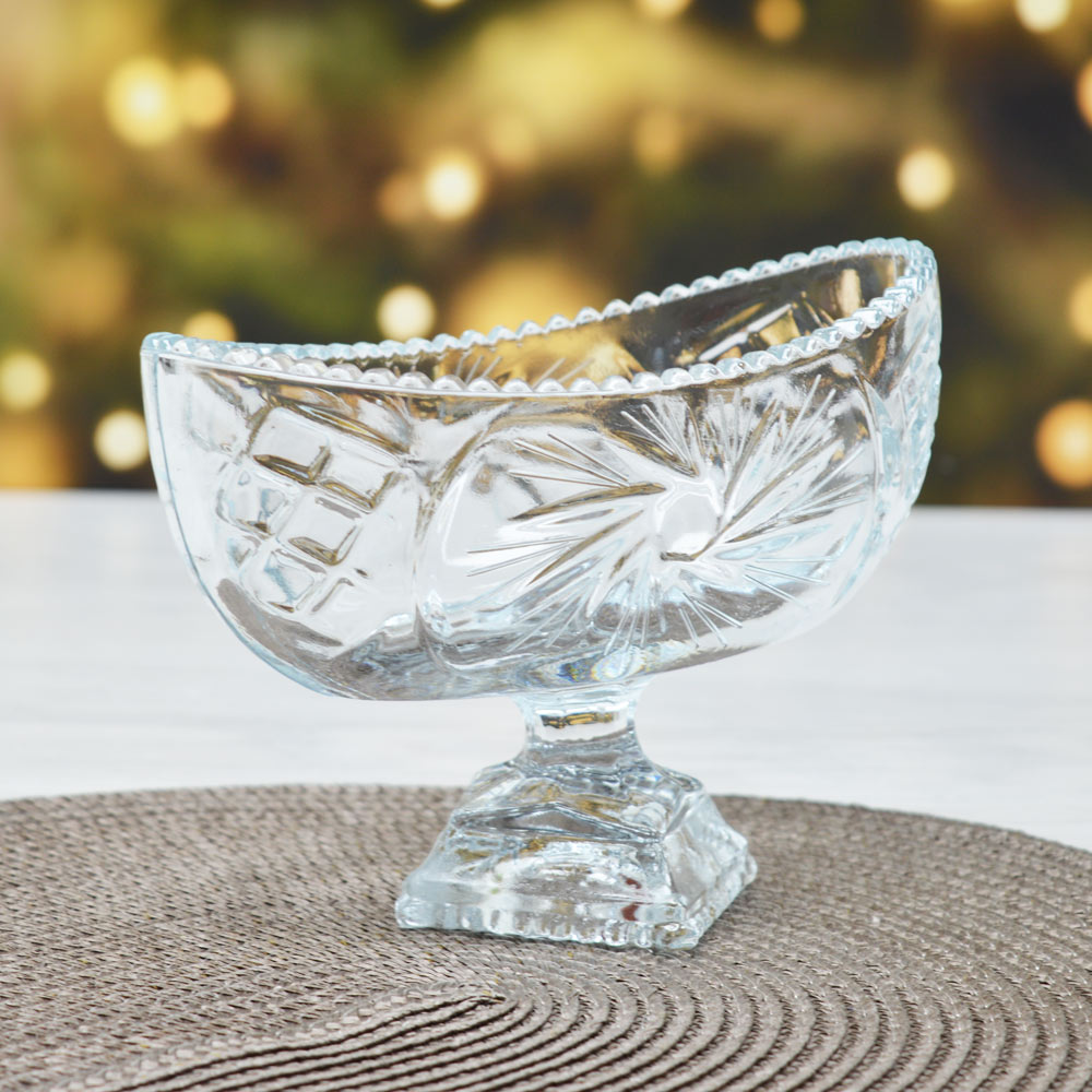 Конфетница на ножке 330мл 11см