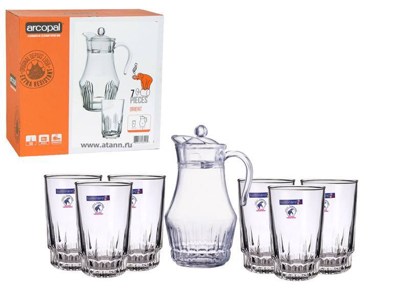 VICTORIA Графин 1,8л+6 стаканов