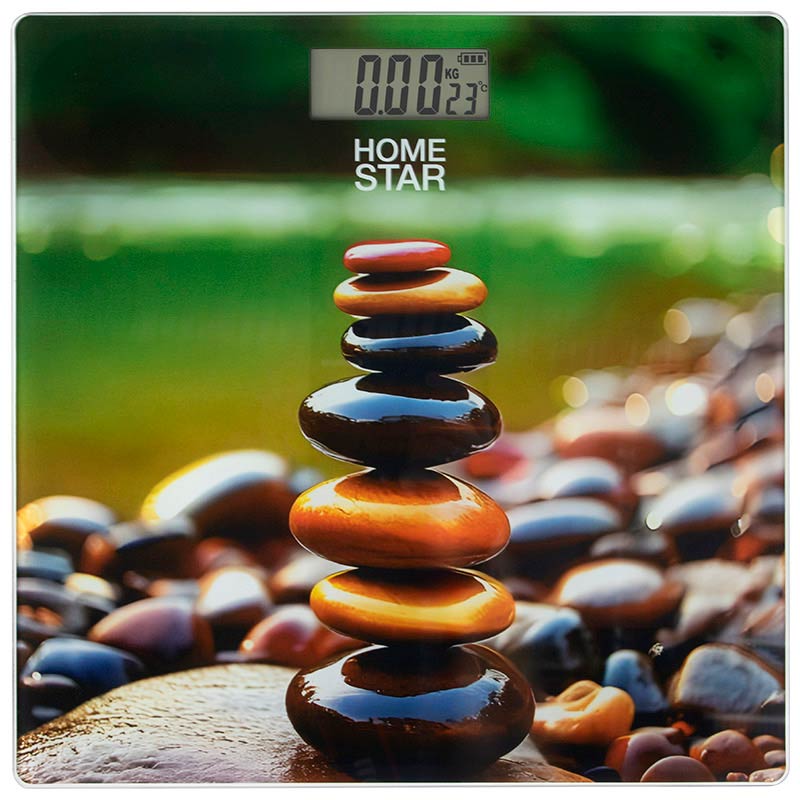 Весы напольные электронные HomeStar HS-6006C, стеклянная поверхность, 150кг