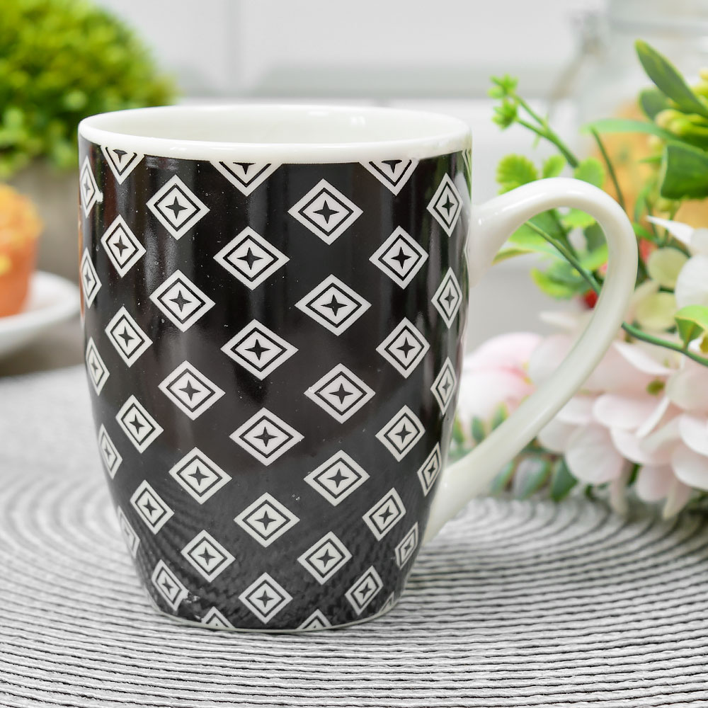 Кружка 250мл керамическая, цвет в ассортименте, NNAC-3454