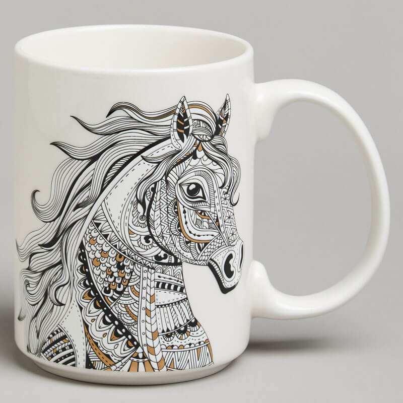Кружка 500мл Лошадь, 97-760