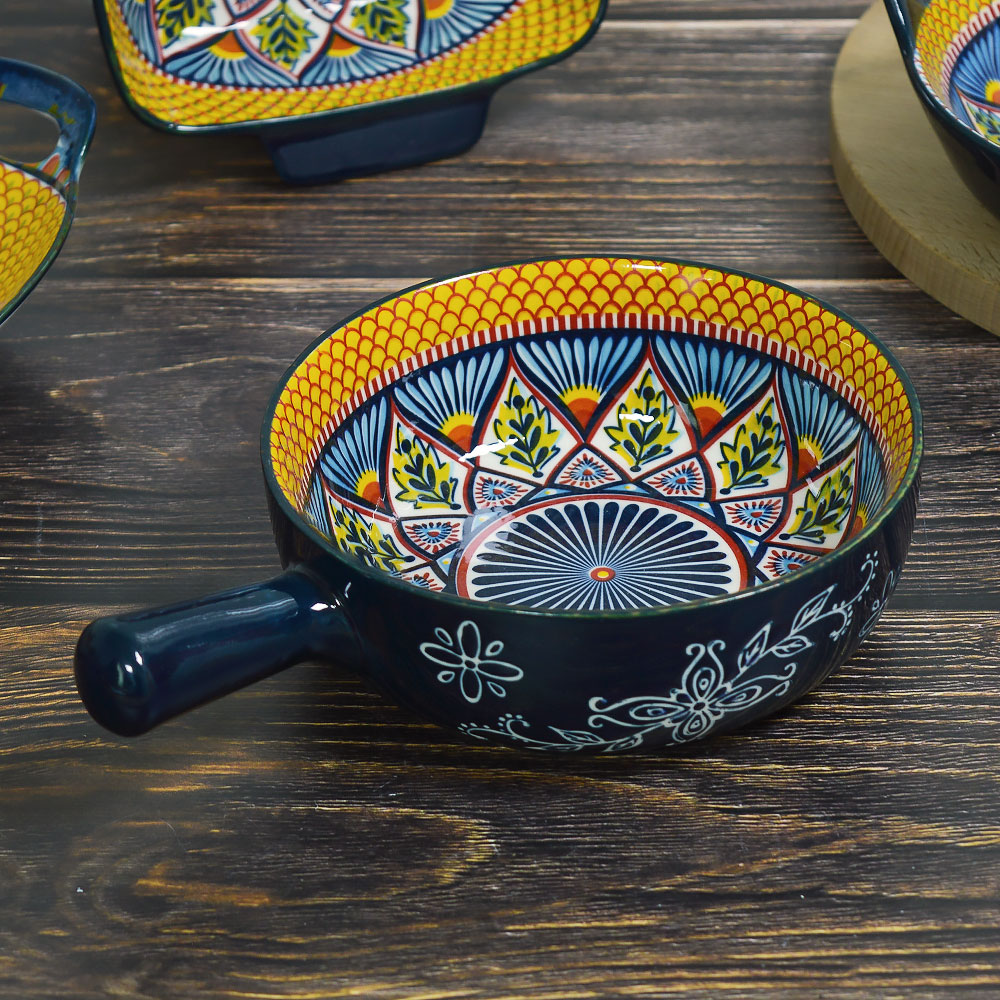 Кокотница с ручкой