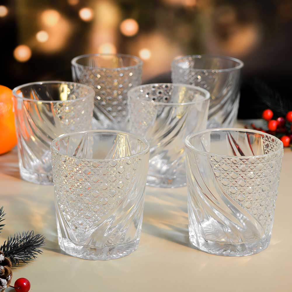 Набор стаканов 6шт 270мл, d8,3см, h8,8см (низкие), DM338-3