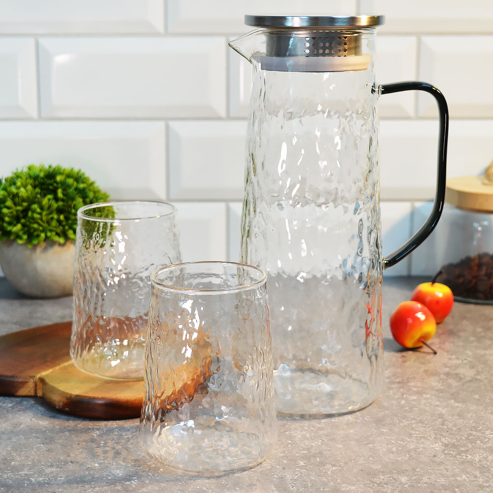 Набор 3 предмета (кувшин 1,5л, 2 стакана 450мл)