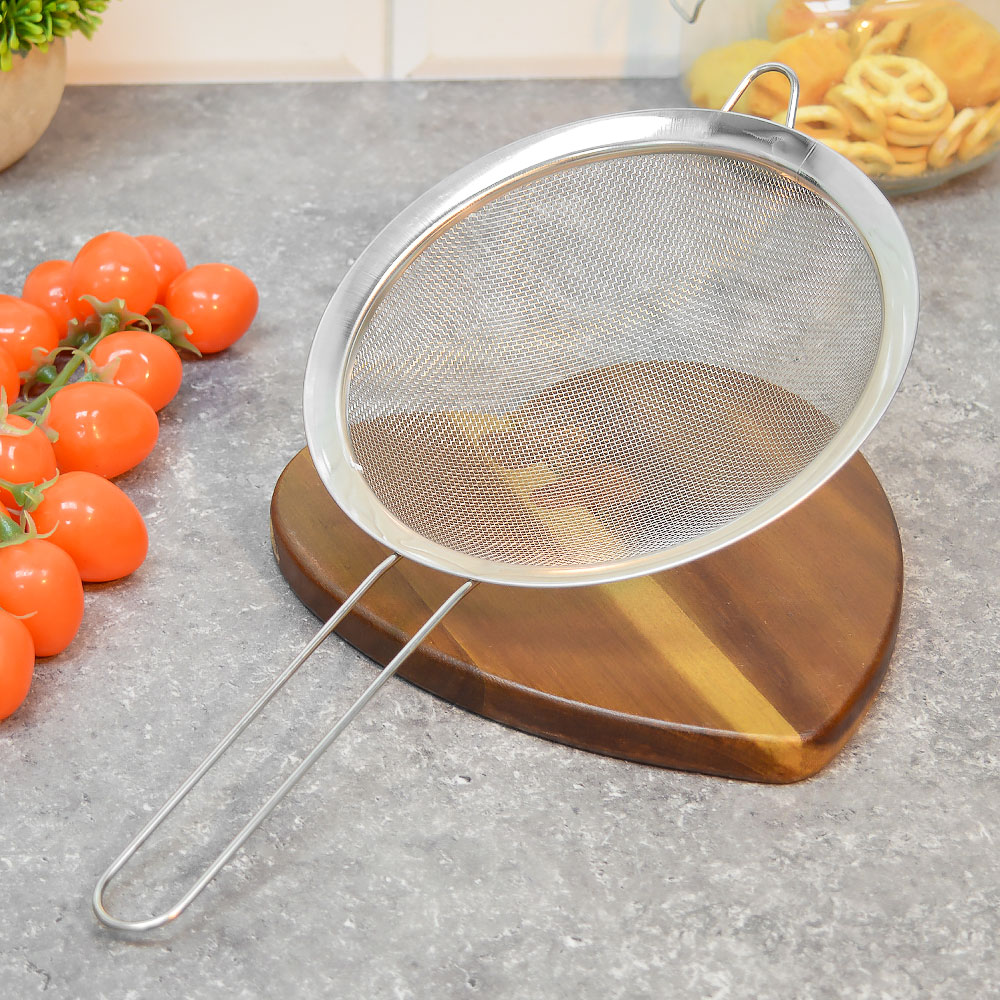 Сито 180мм нерж с металлической ручкой