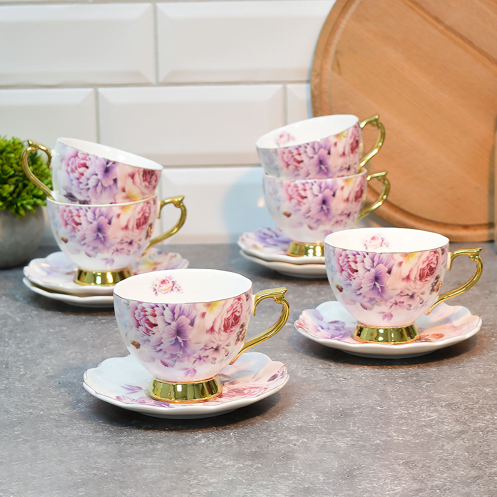 Чайный набор 12 предметов 230мл