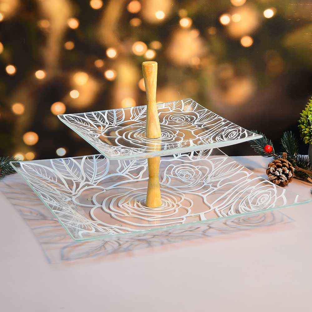 Фруктовница 2-х ярусная