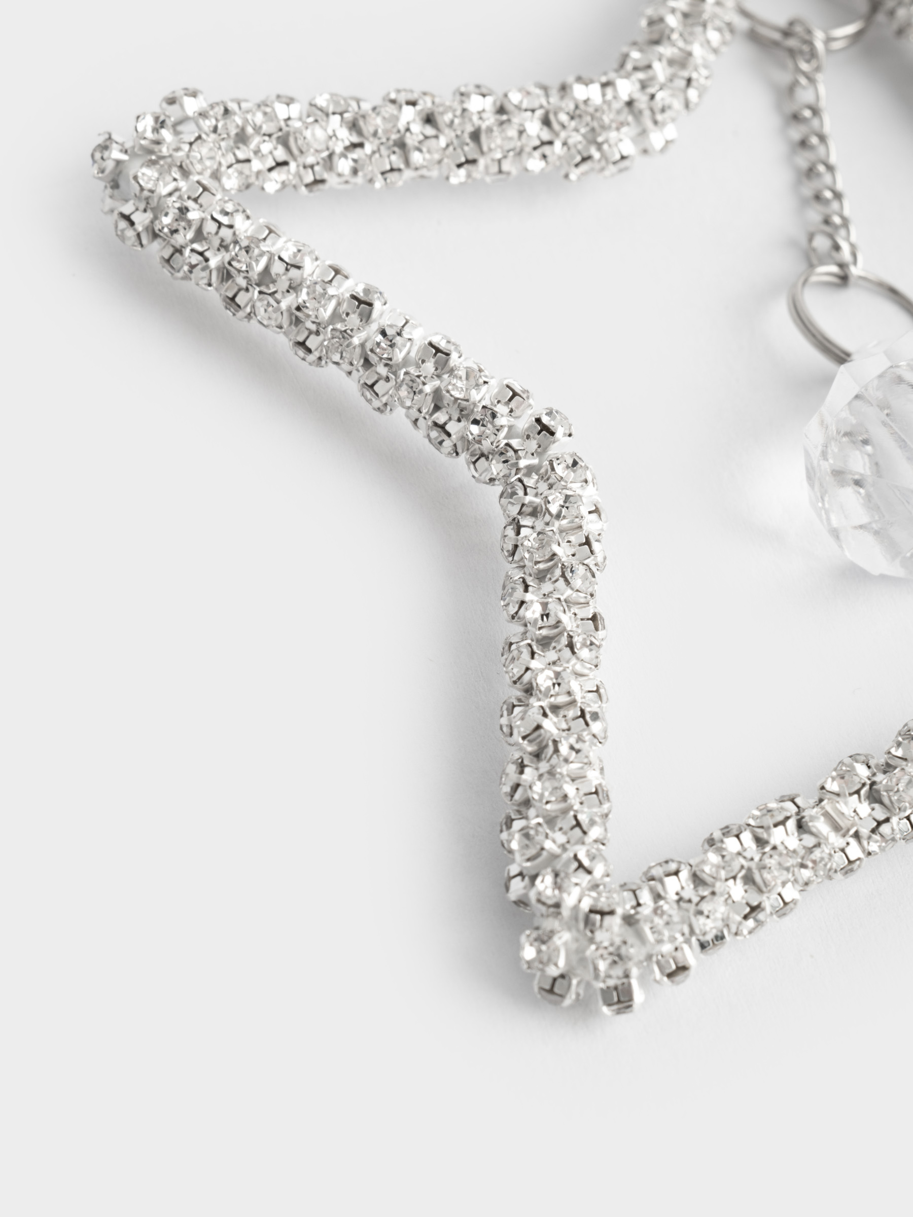 Игрушка елочная, 10 см, пластик/металл, серебристая, Звезда, Event