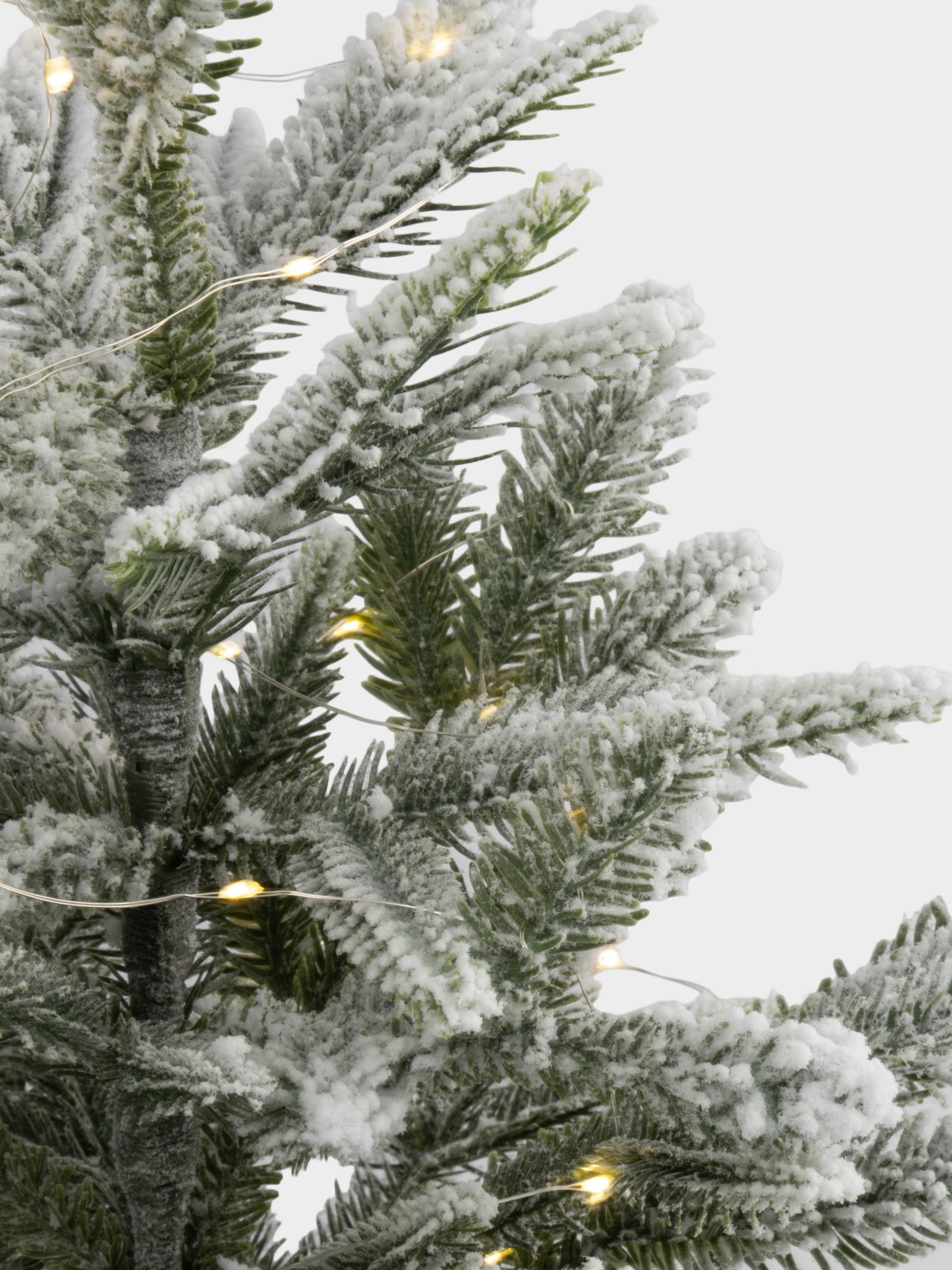 Ель искусственная, 60 см, в крафте, с подсветкой, полиэтилен, Interior natural