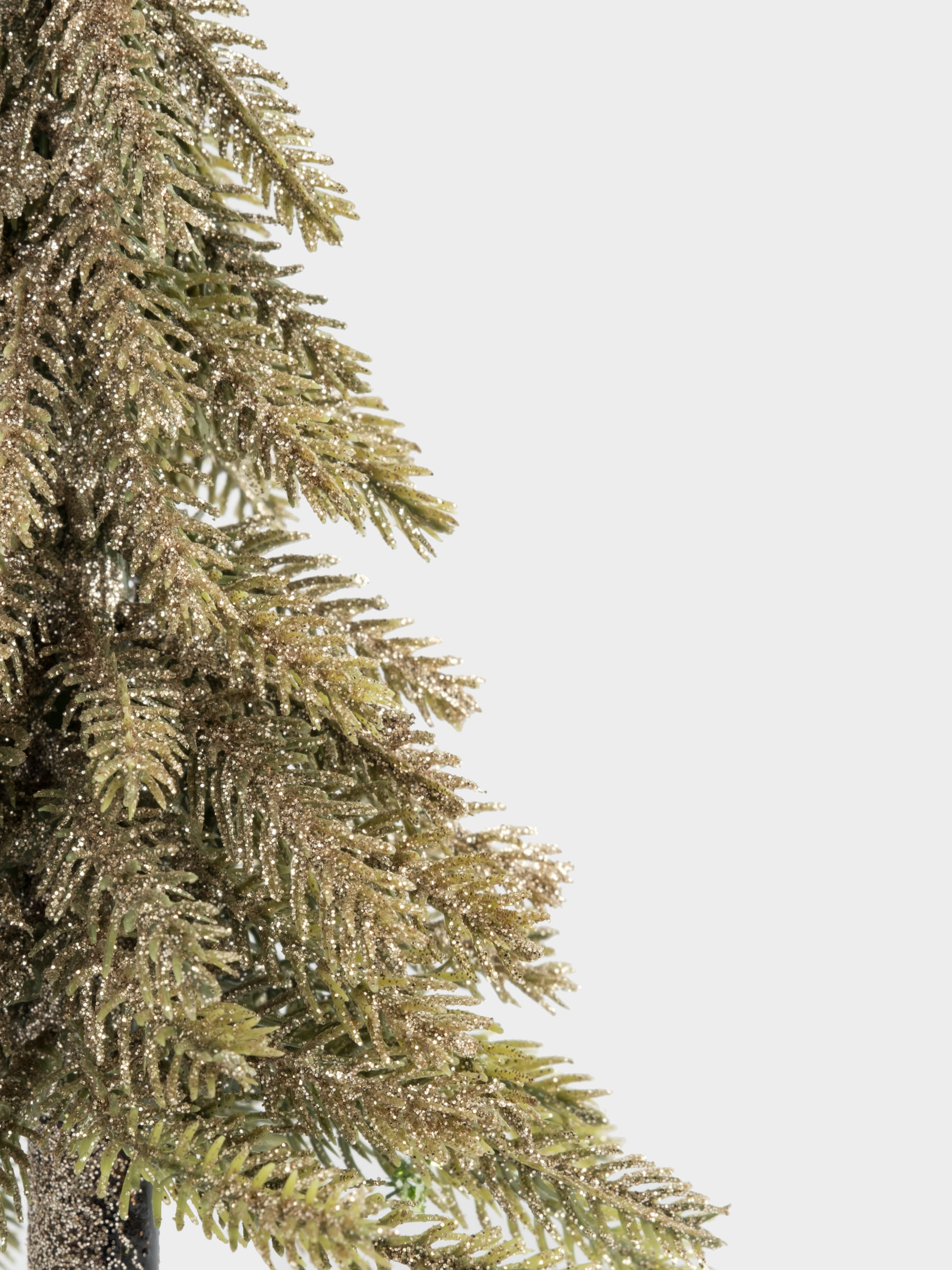 Ель искусственная, 20 см, полиэтилен, шампань, New year