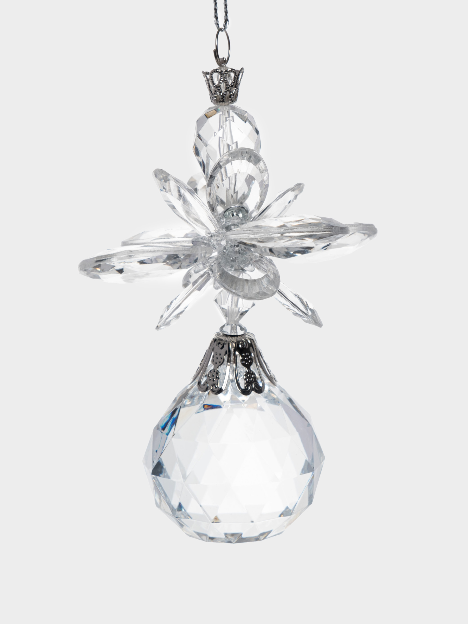 Игрушка елочная, 6x11 см, акрил, Хрустальный шар, Event