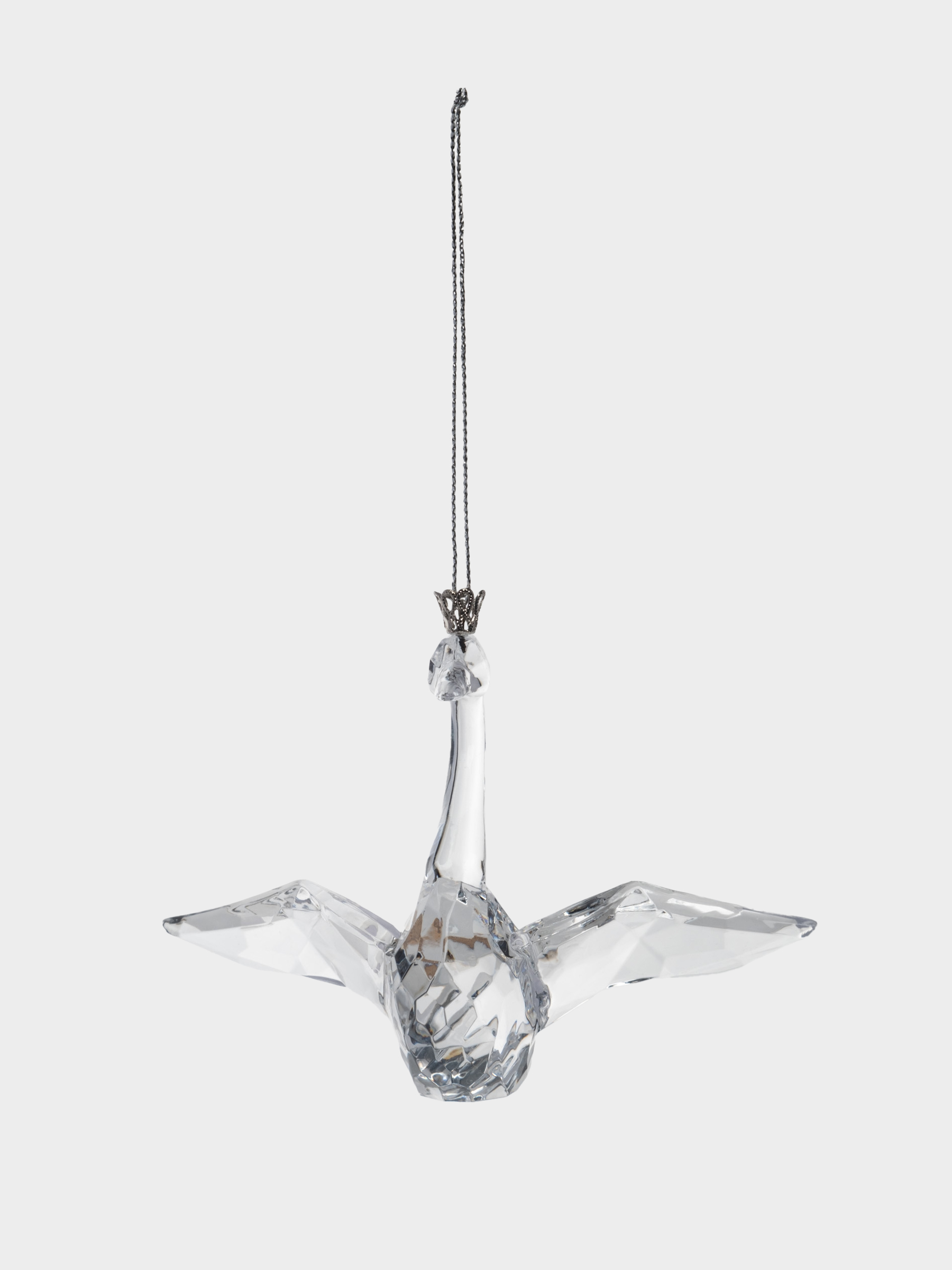 Игрушка елочная, 11х9 см, акрил, Хрустальный лебедь, Event