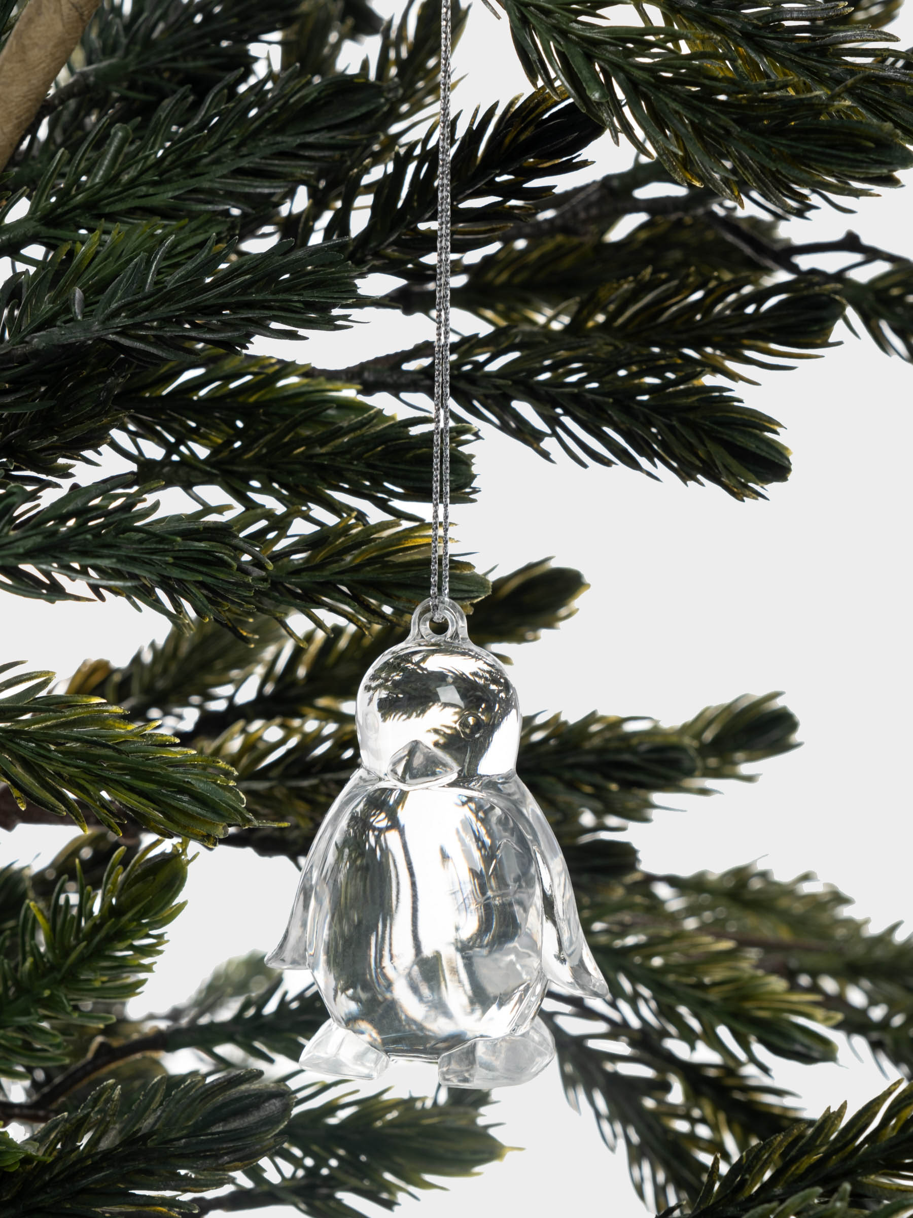 Игрушка елочная, 4х5 см, акрил, Пингвин, Event