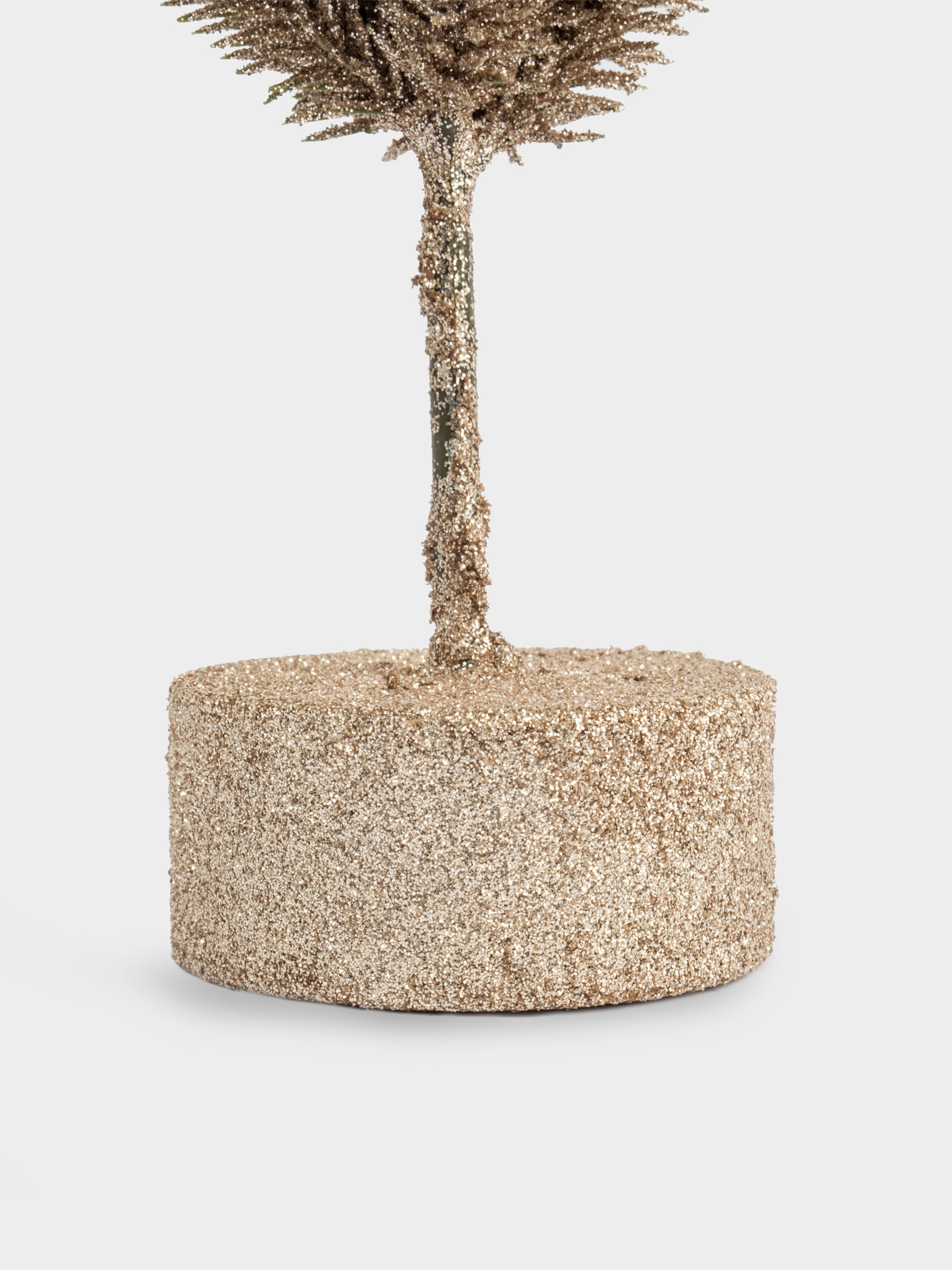 Ель искусственная, 30 см, полиэтилен, шампань, New year