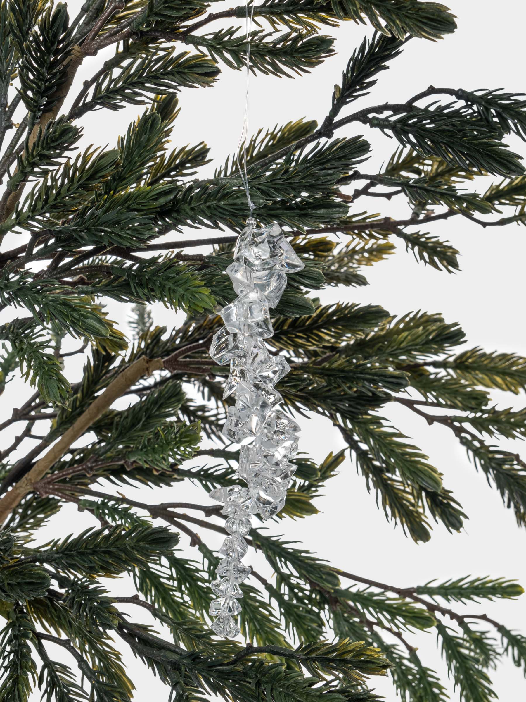 Игрушка елочная, 15 см, акрил, Хрустальная сосулька, Event