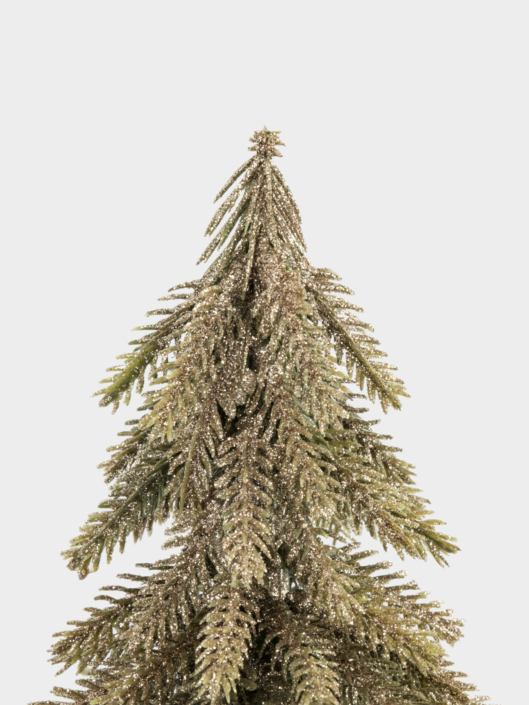 Ель искусственная, 20 см, полиэтилен, шампань, New year