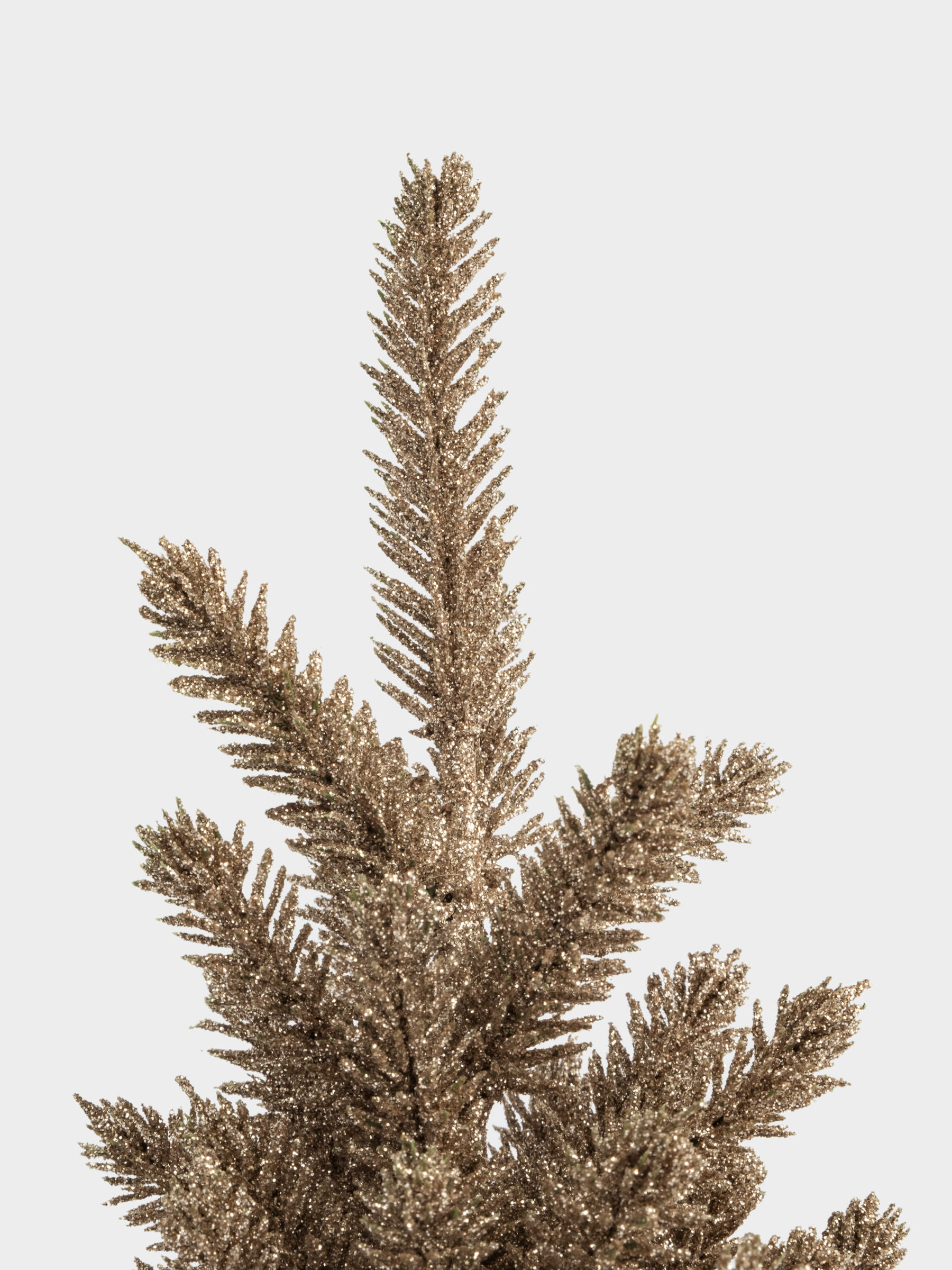 Ель искусственная, 30 см, полиэтилен, шампань, New year