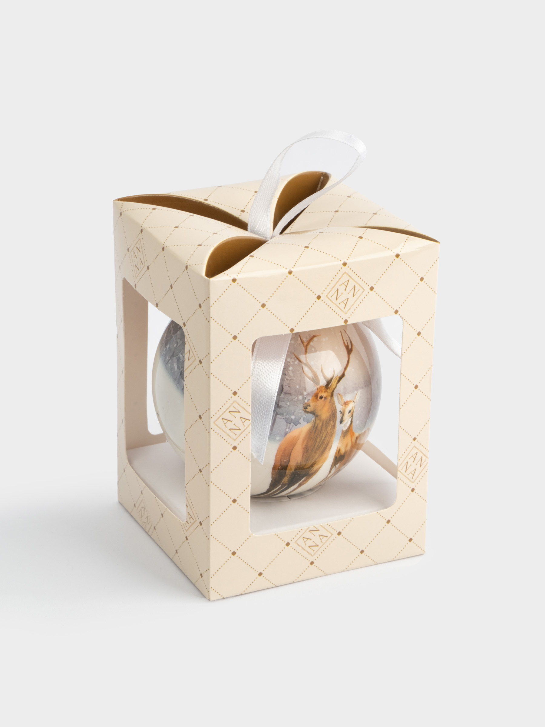 Игрушка елочная, 7 см, пенопласт, шар, Magic time, New year