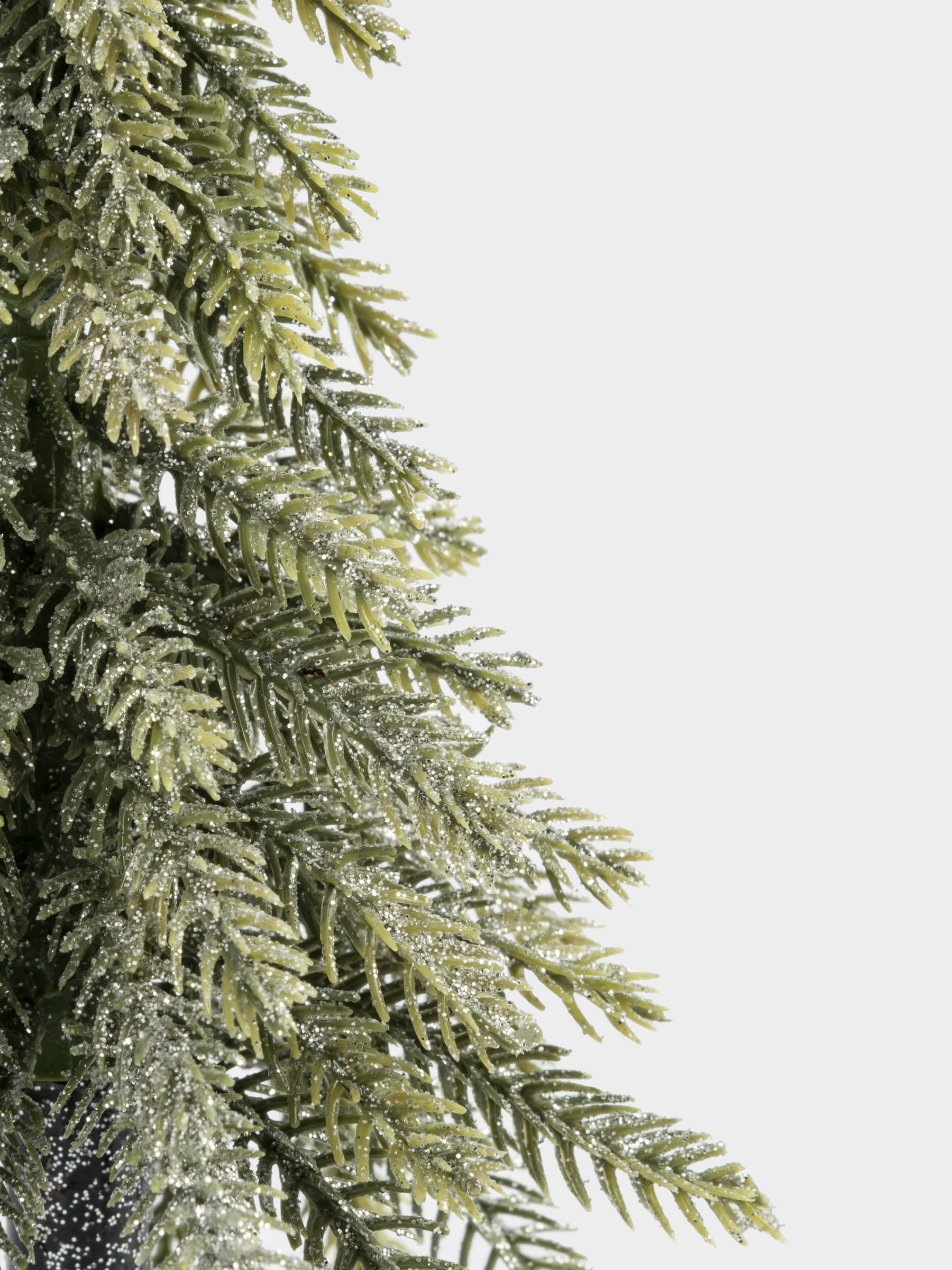 Ель искусственная, 20 см, полиэтилен, серебристая, New year