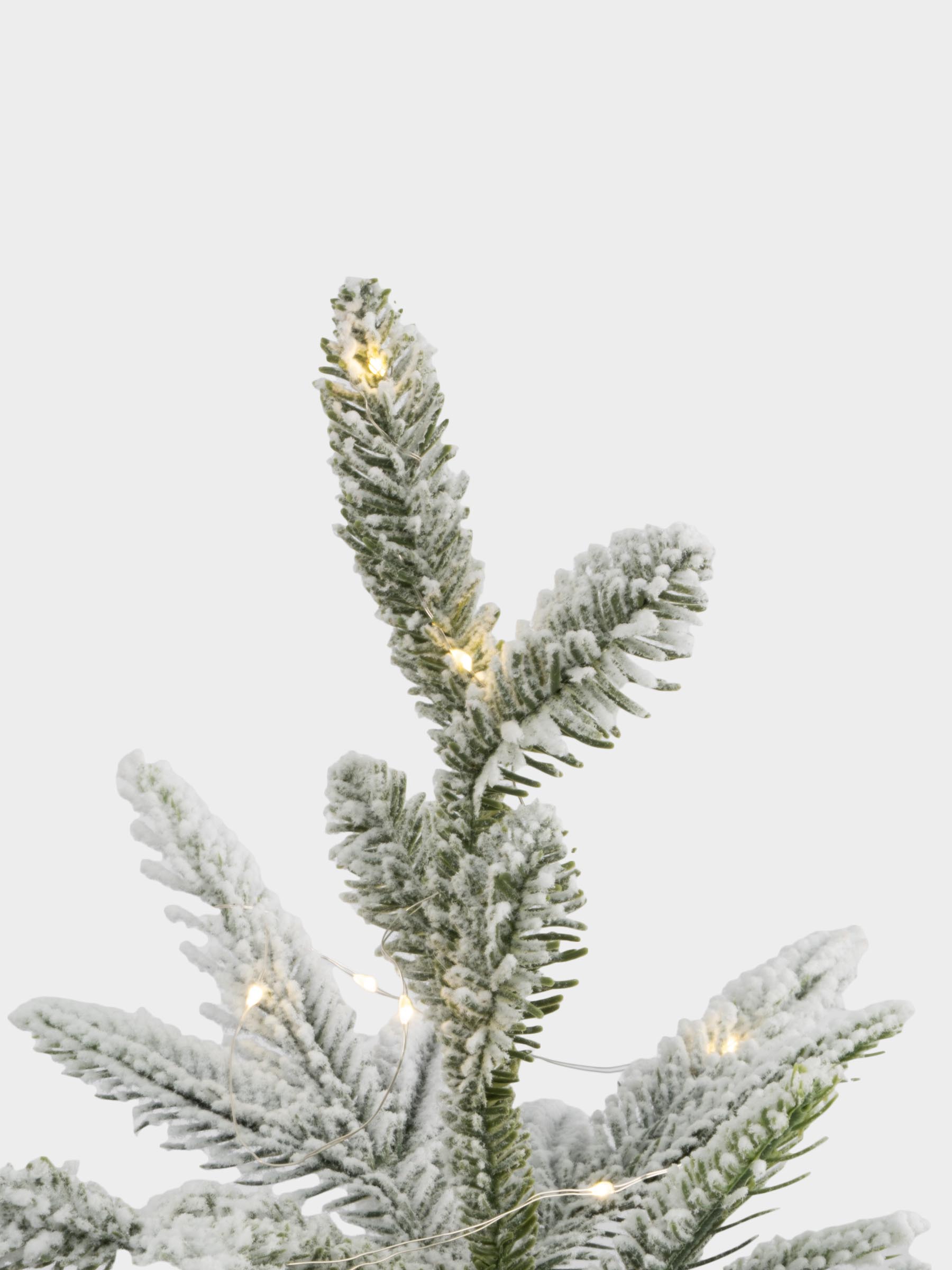 Ель искусственная, 60 см, в крафте, с подсветкой, полиэтилен, Interior natural