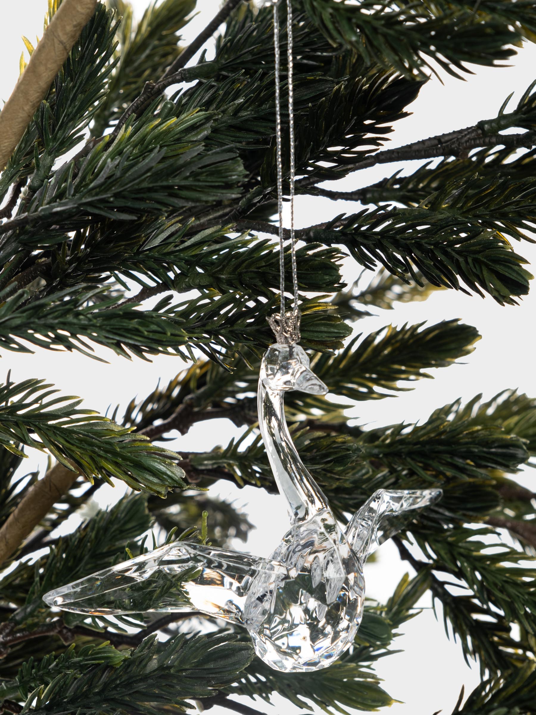 Игрушка елочная, 11х9 см, акрил, Хрустальный лебедь, Event