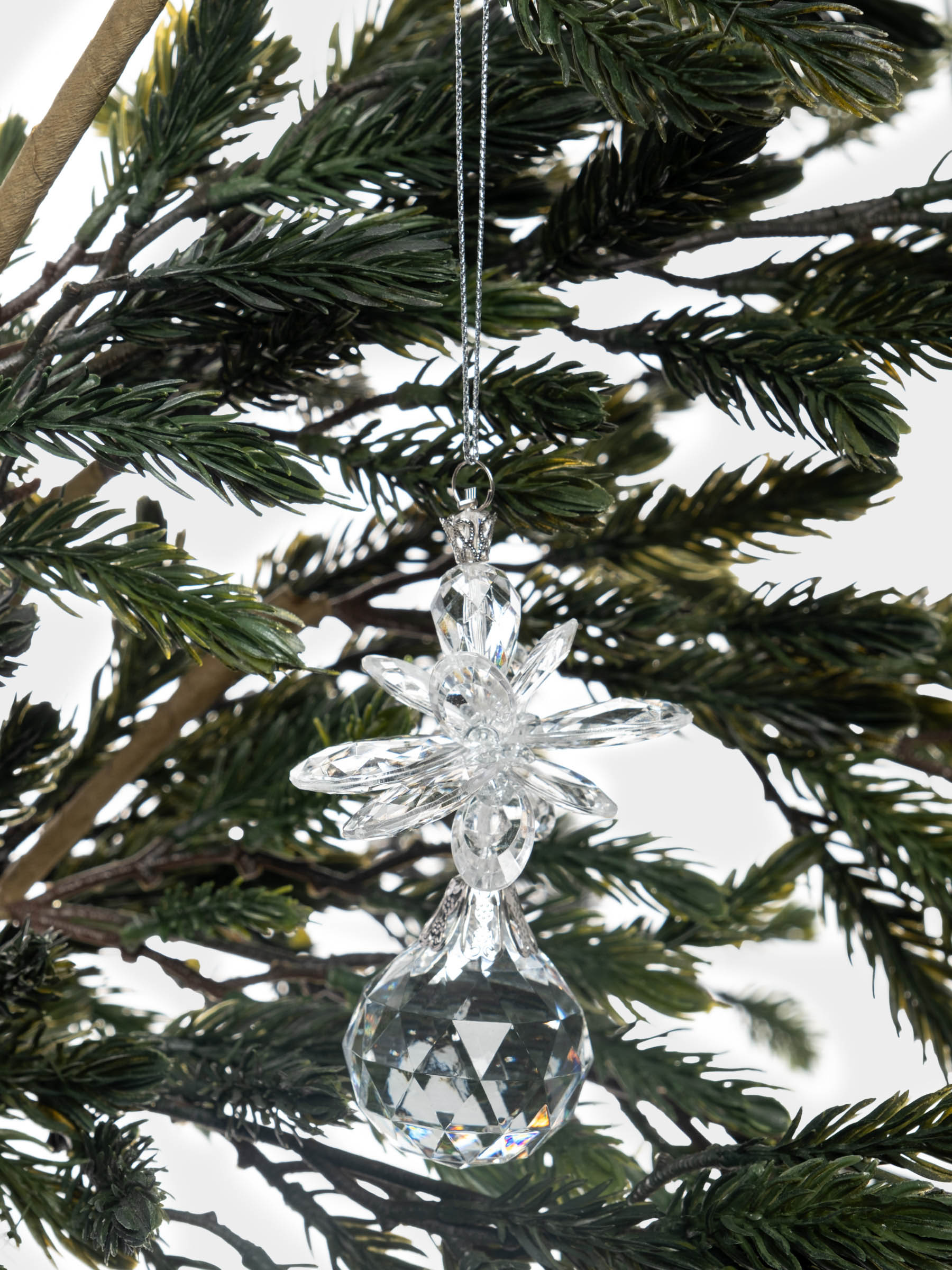 Игрушка елочная, 6x11 см, акрил, Хрустальный шар, Event