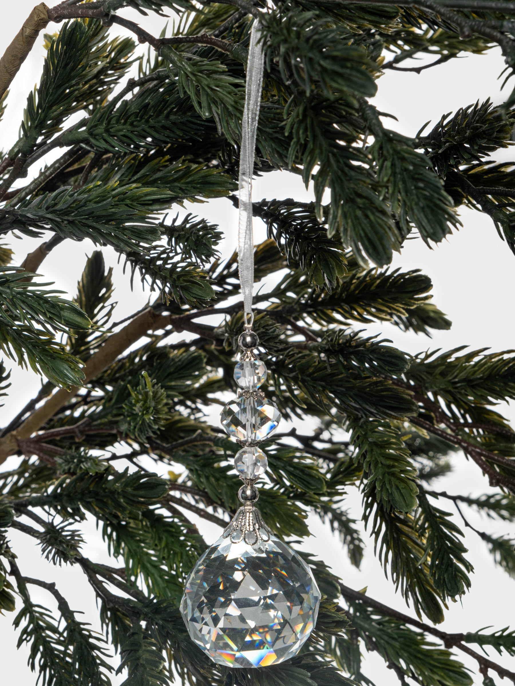 Игрушка елочная, 10 см, акрил, Кристалл на подвеске, Event