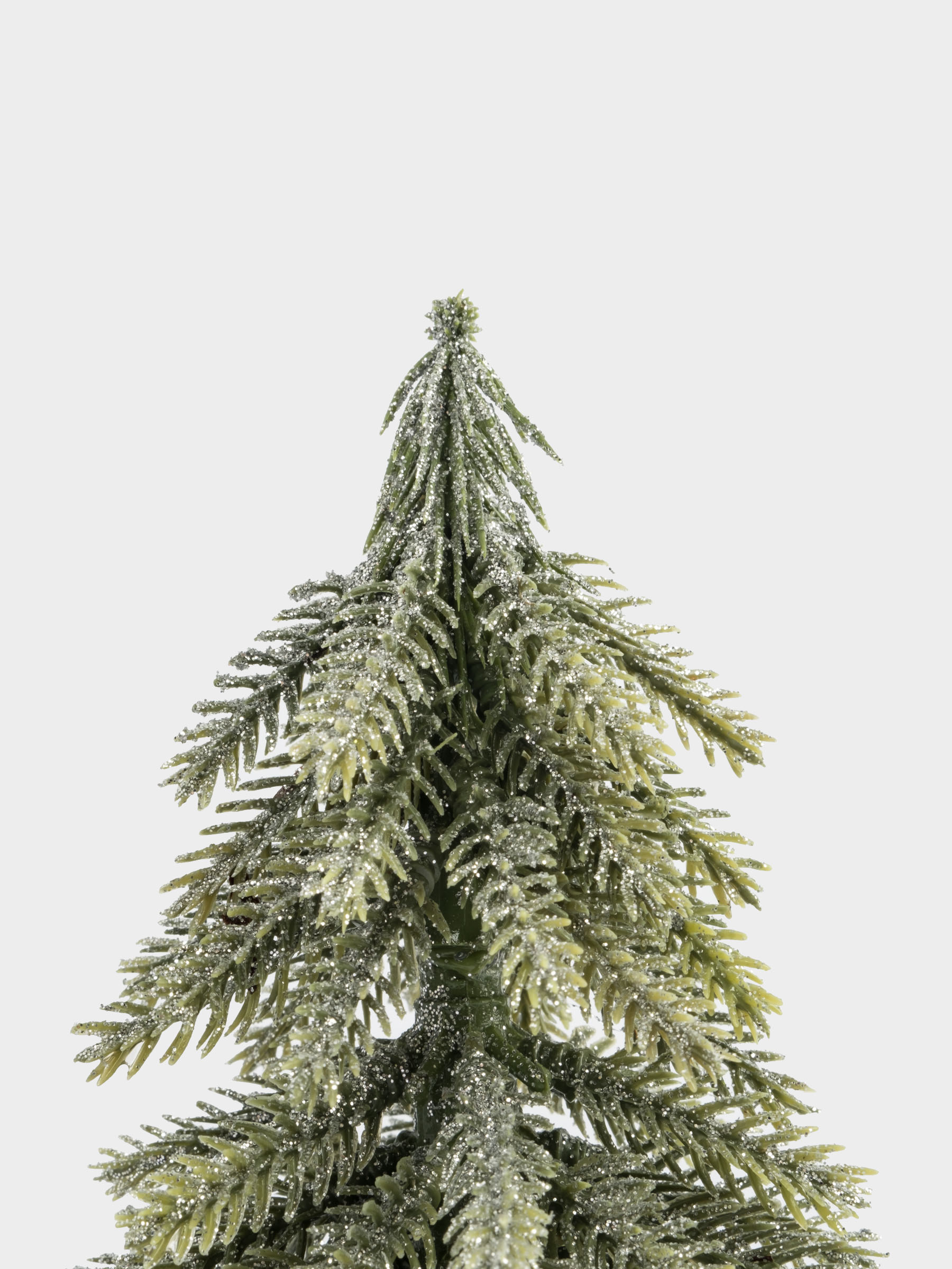 Ель искусственная, 20 см, полиэтилен, серебристая, New year