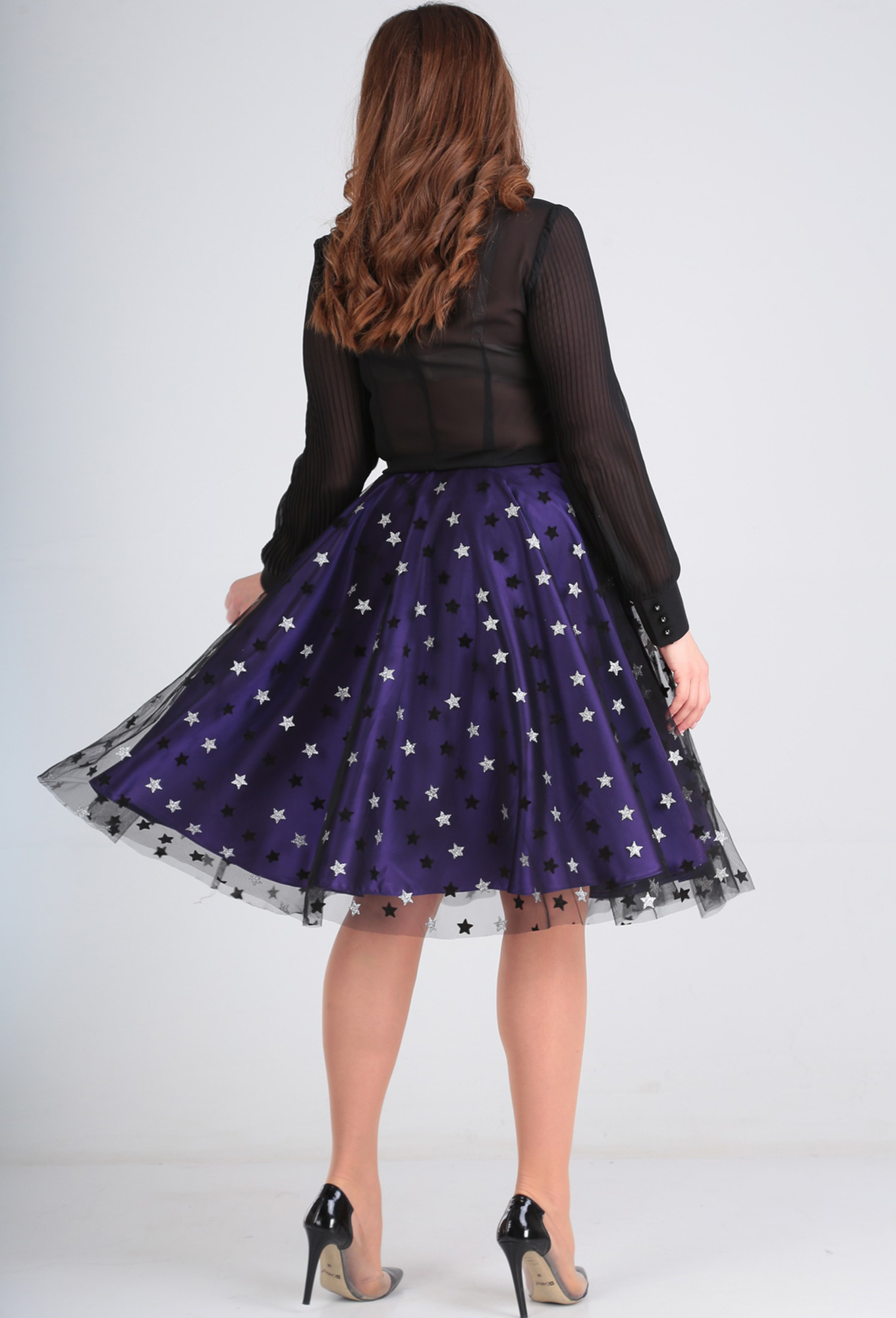 ст. цена1799руб.! Юбка Lady Line 463 фиолетовый