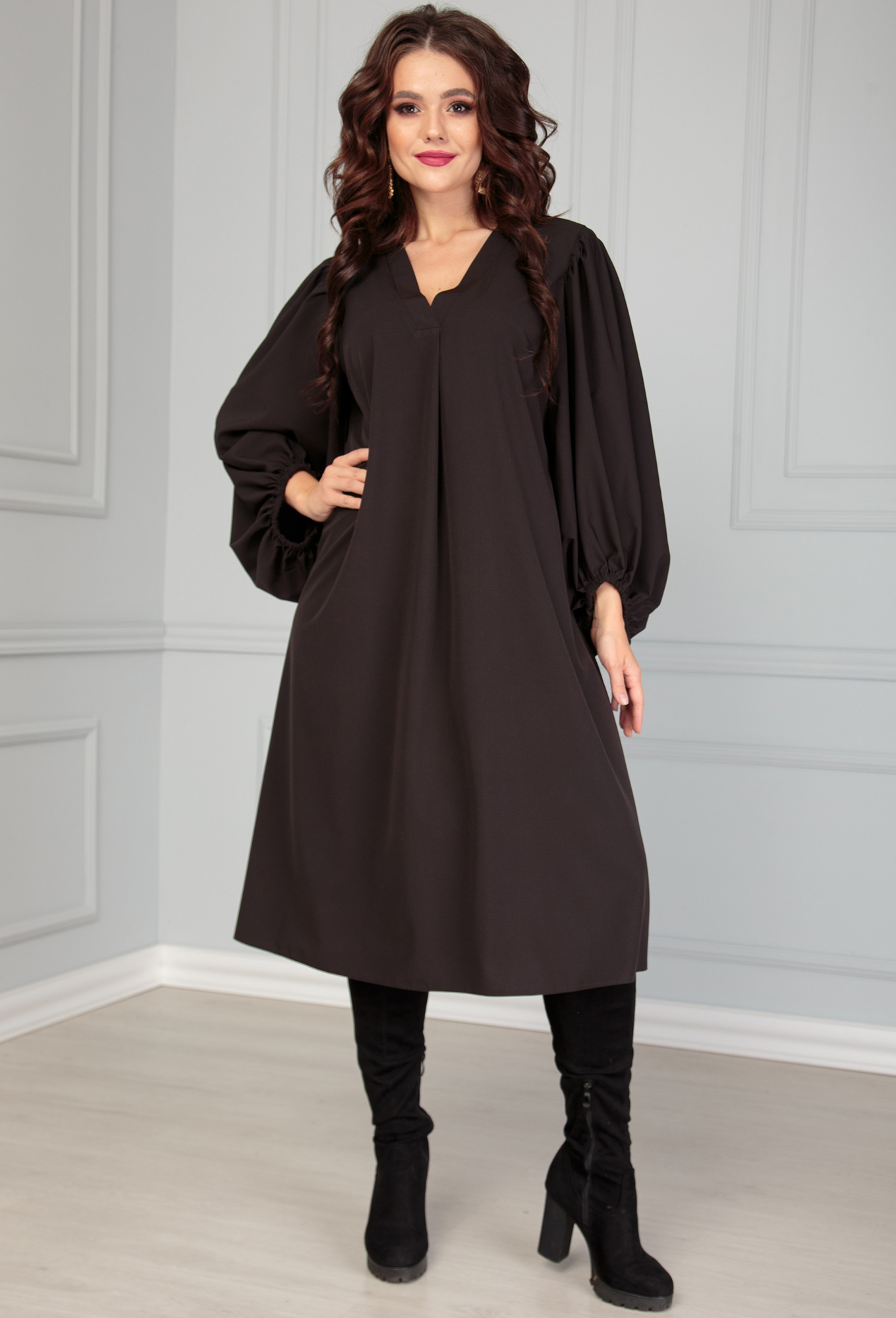 ст. цена2499руб.! Платье Anastasia 517 черный