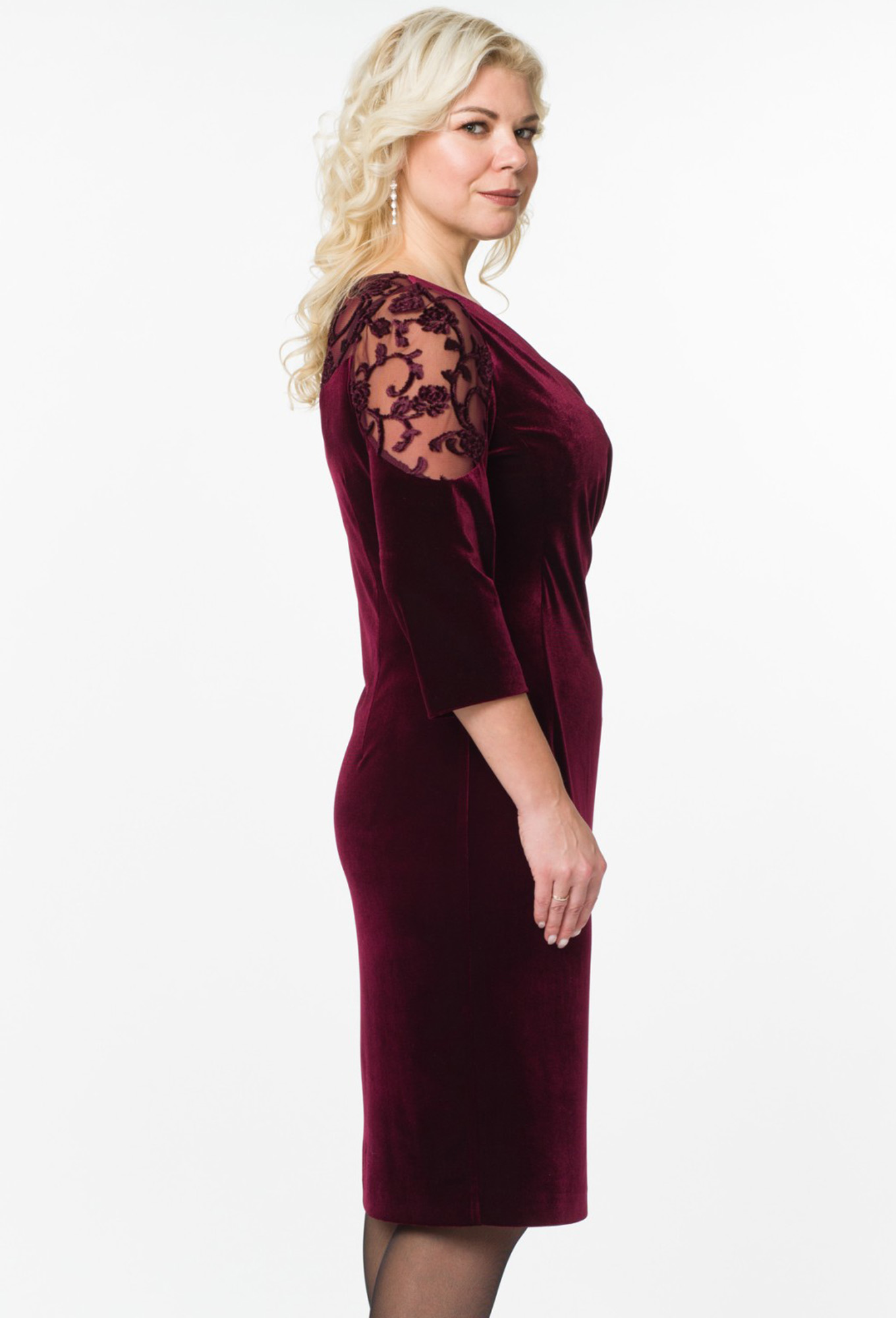 ст. цена2499руб.! Платье ASV 2169 бордо