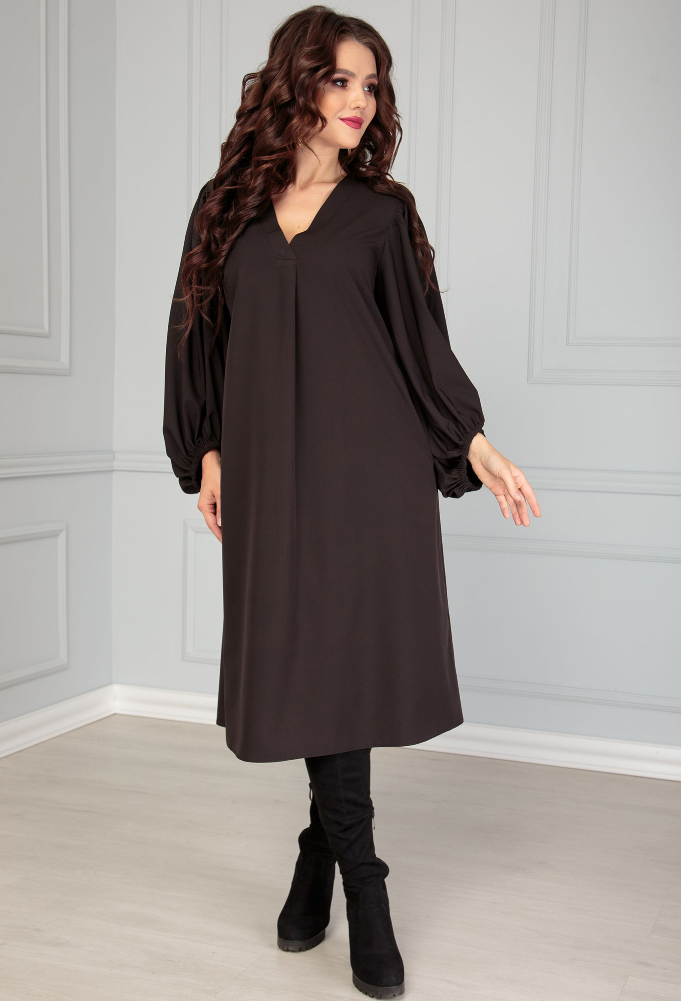 ст. цена2499руб.! Платье Anastasia 517 черный