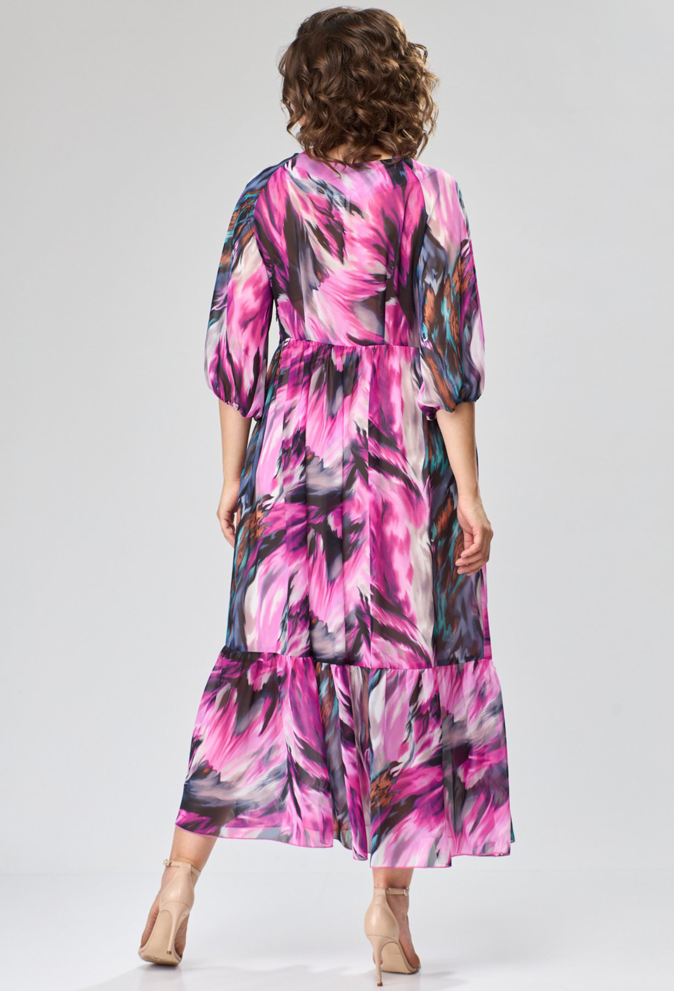 ст. цена2499руб.! Платье Anastasia Mak 1129 фуксия