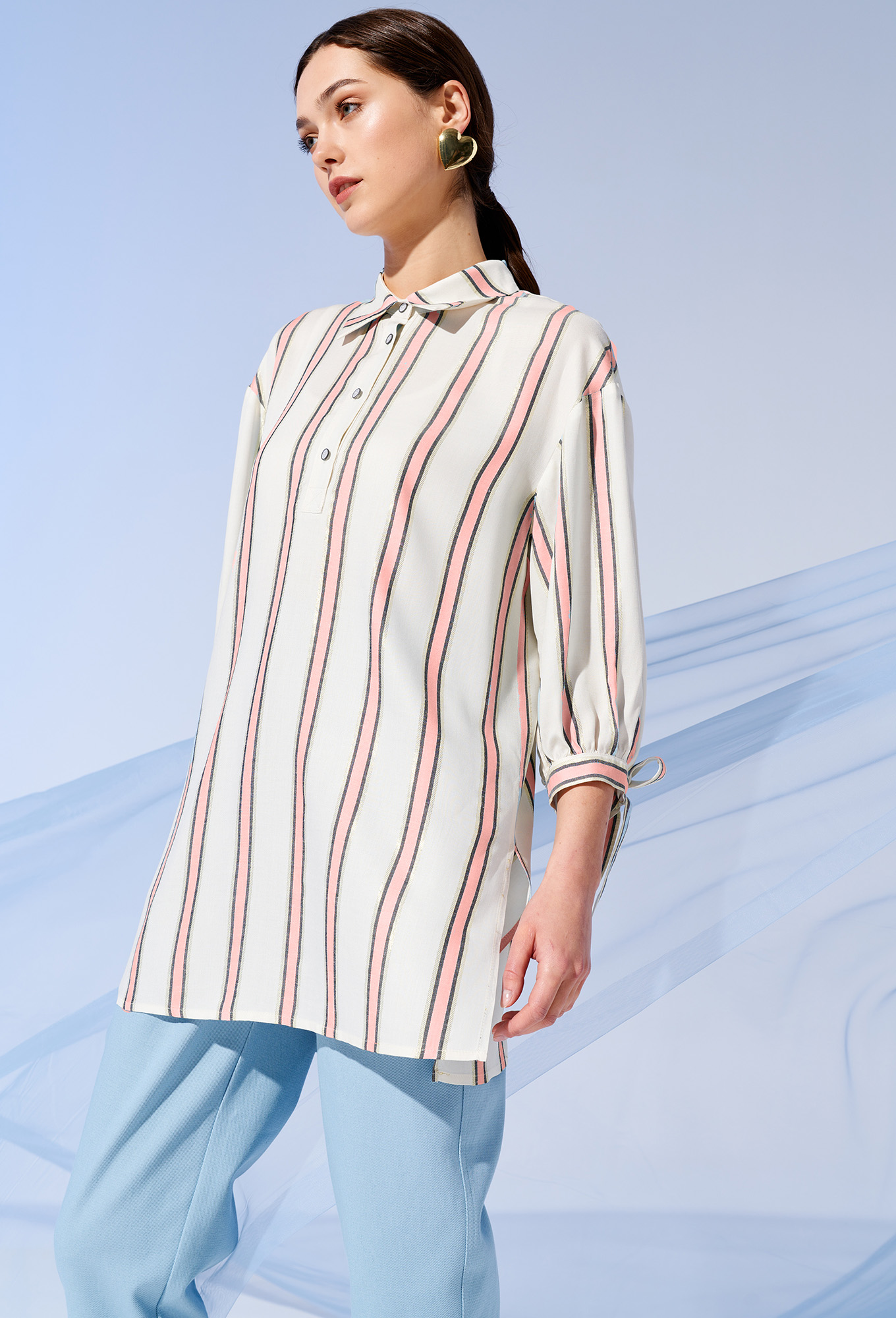 ст. цена1899руб.! Блуза PRESTIGE 4220 молочно-розовый