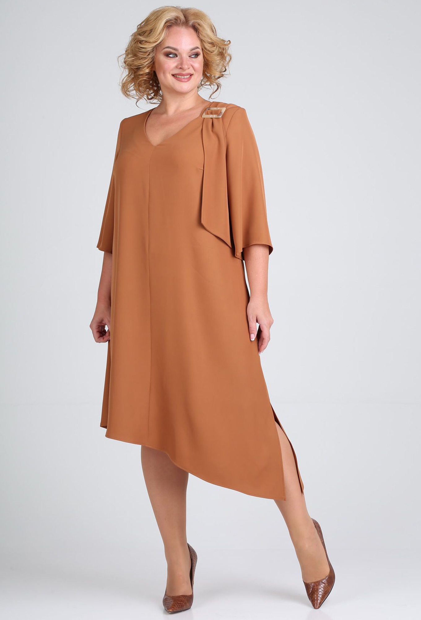 ст. цена2499руб.! Платье Diamant 1714 коричневый