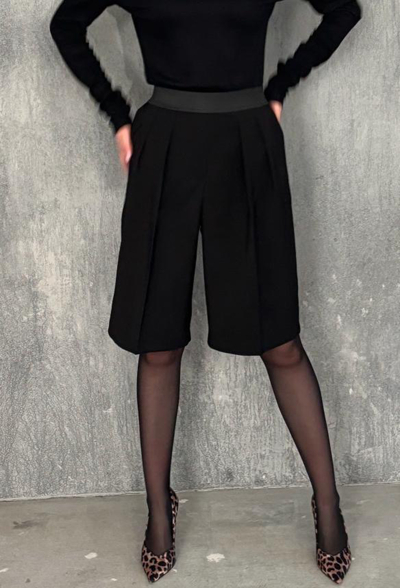 ст. цена1599руб.! Шорты Cherire 7258 чёрный