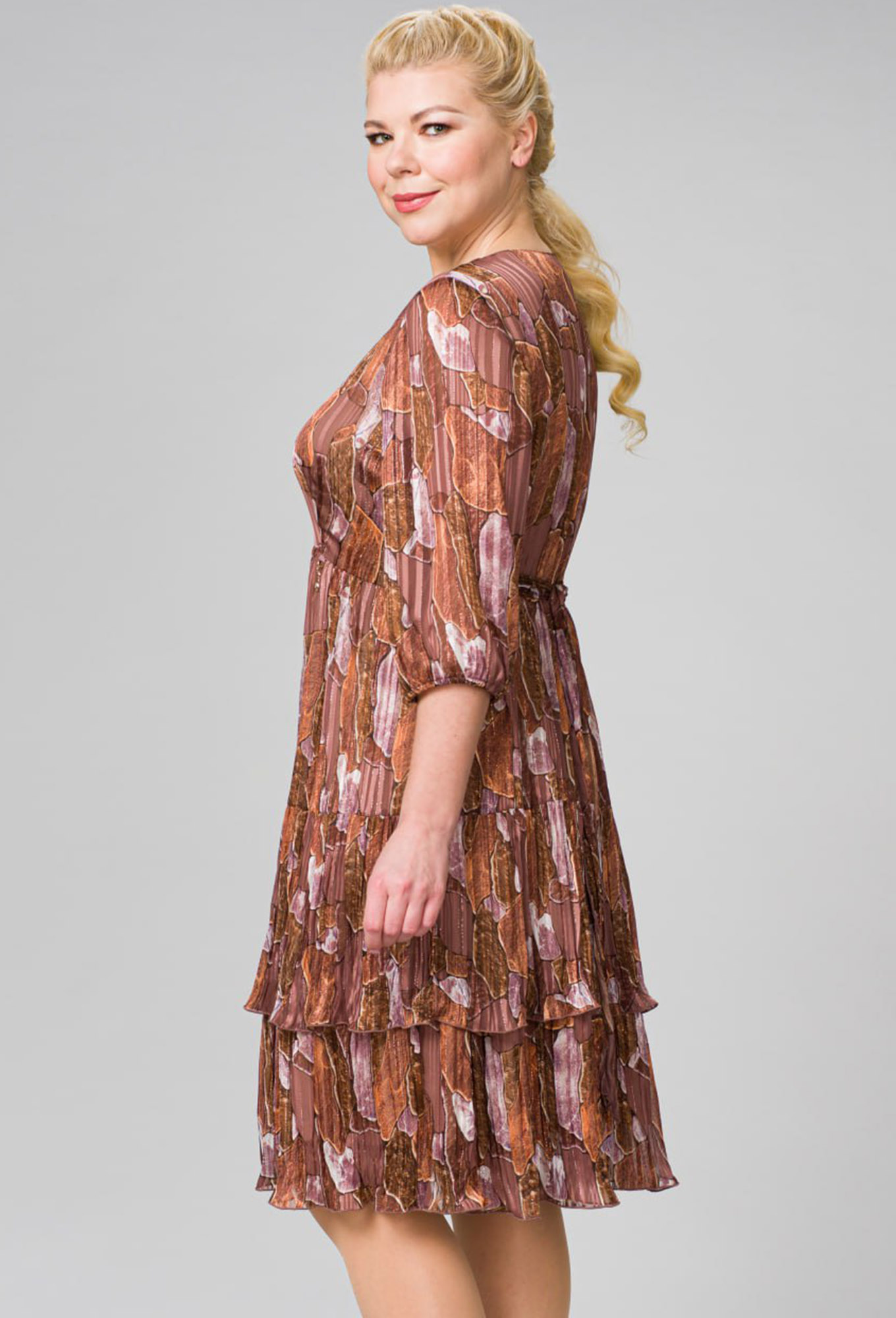 ст. цена2199руб.! Платье ASV 2210 мокко