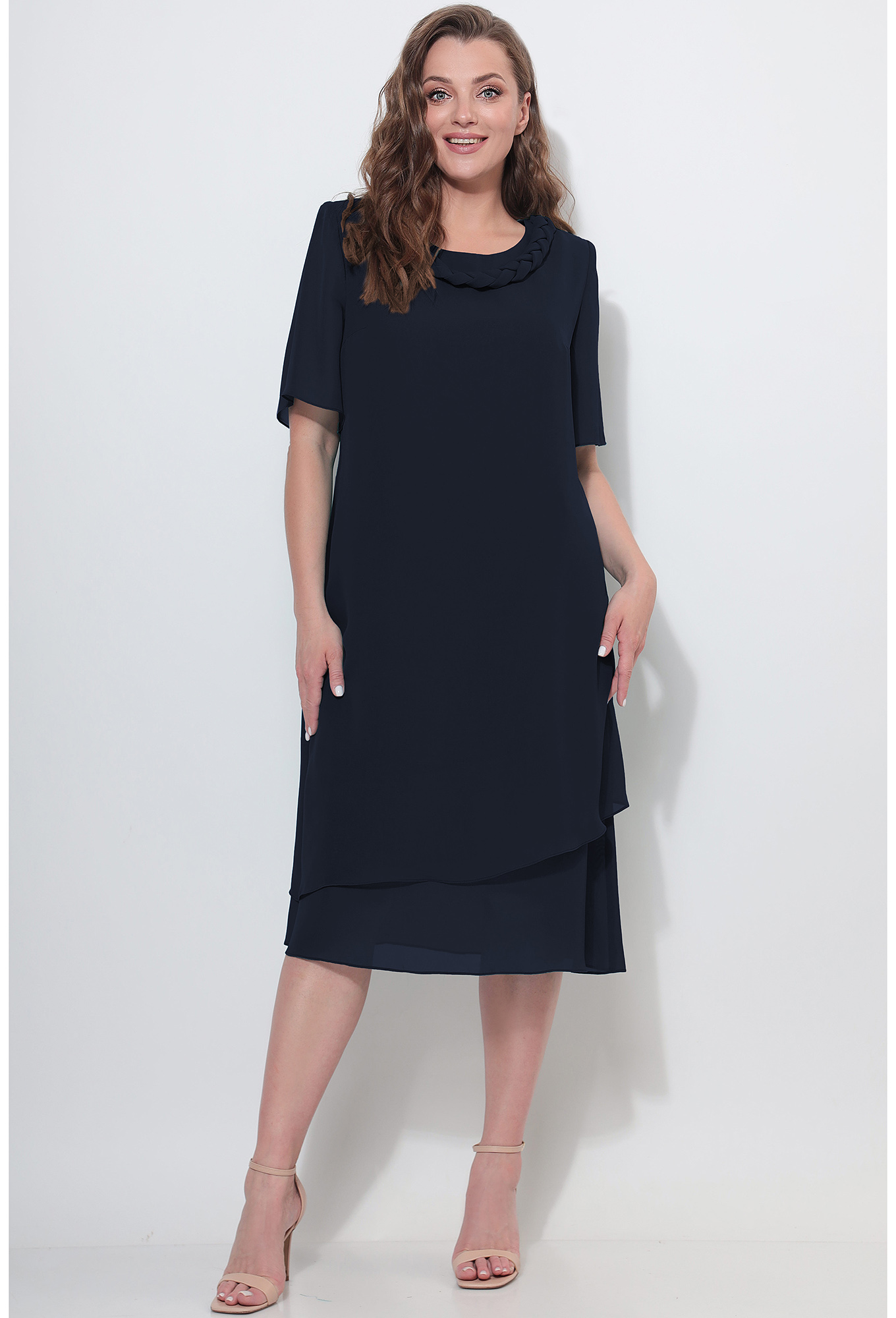 ст. цена2199руб.! Платье Lenata 11746 синий