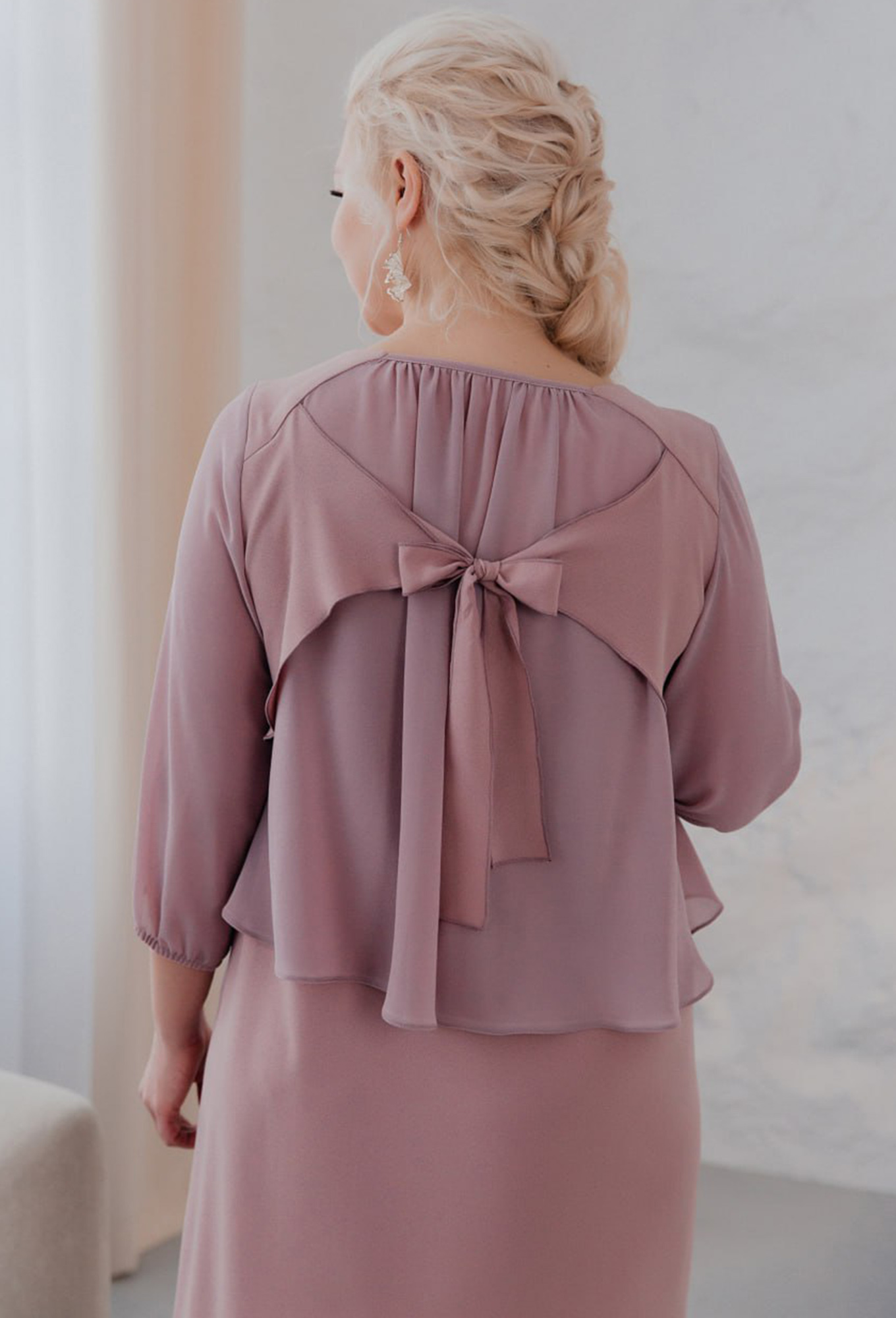 ст. цена2199руб.! Платье ASV 2486 пудра