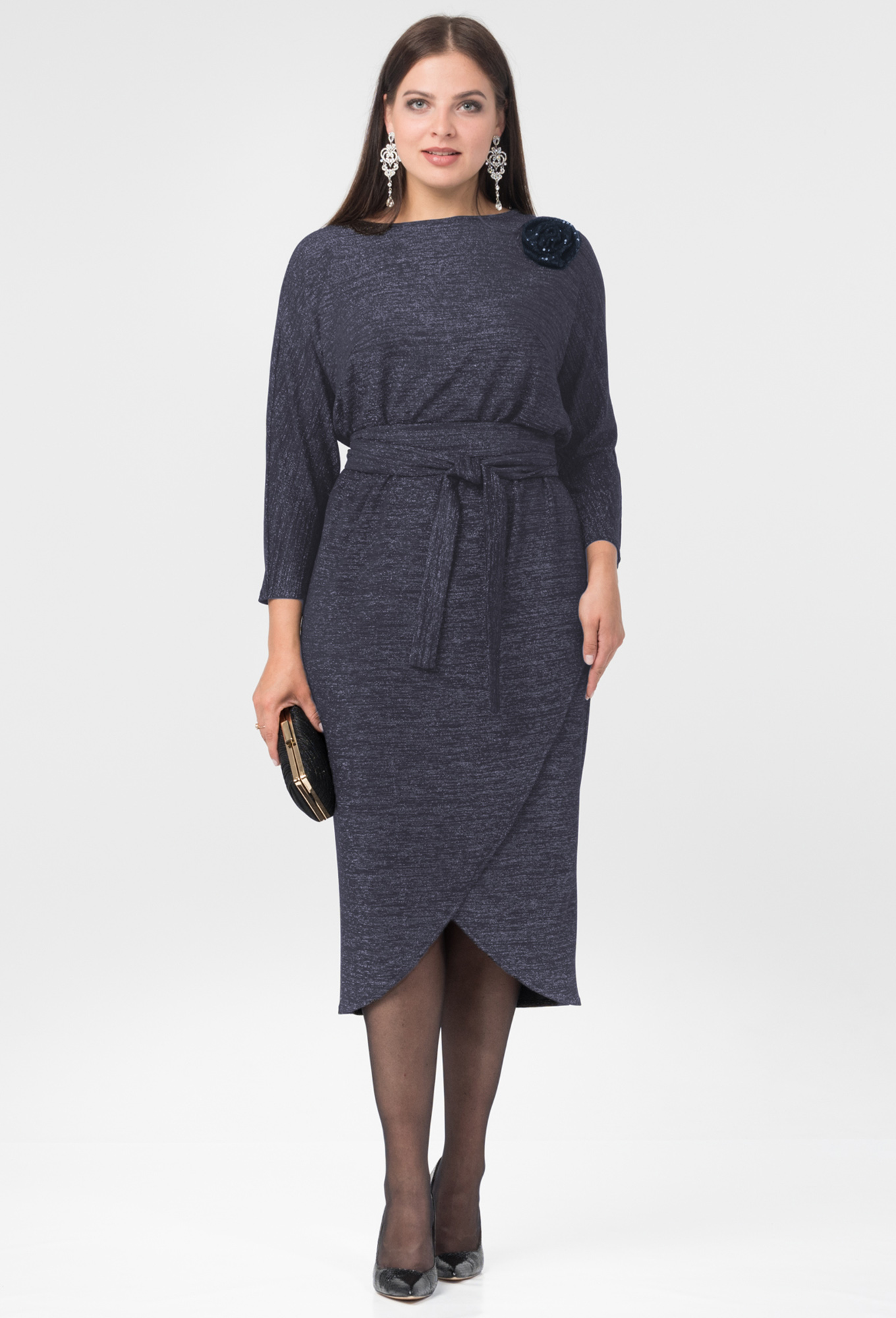 ст. цена2199руб.! Платье Amelia Lux 3447 темно-синий