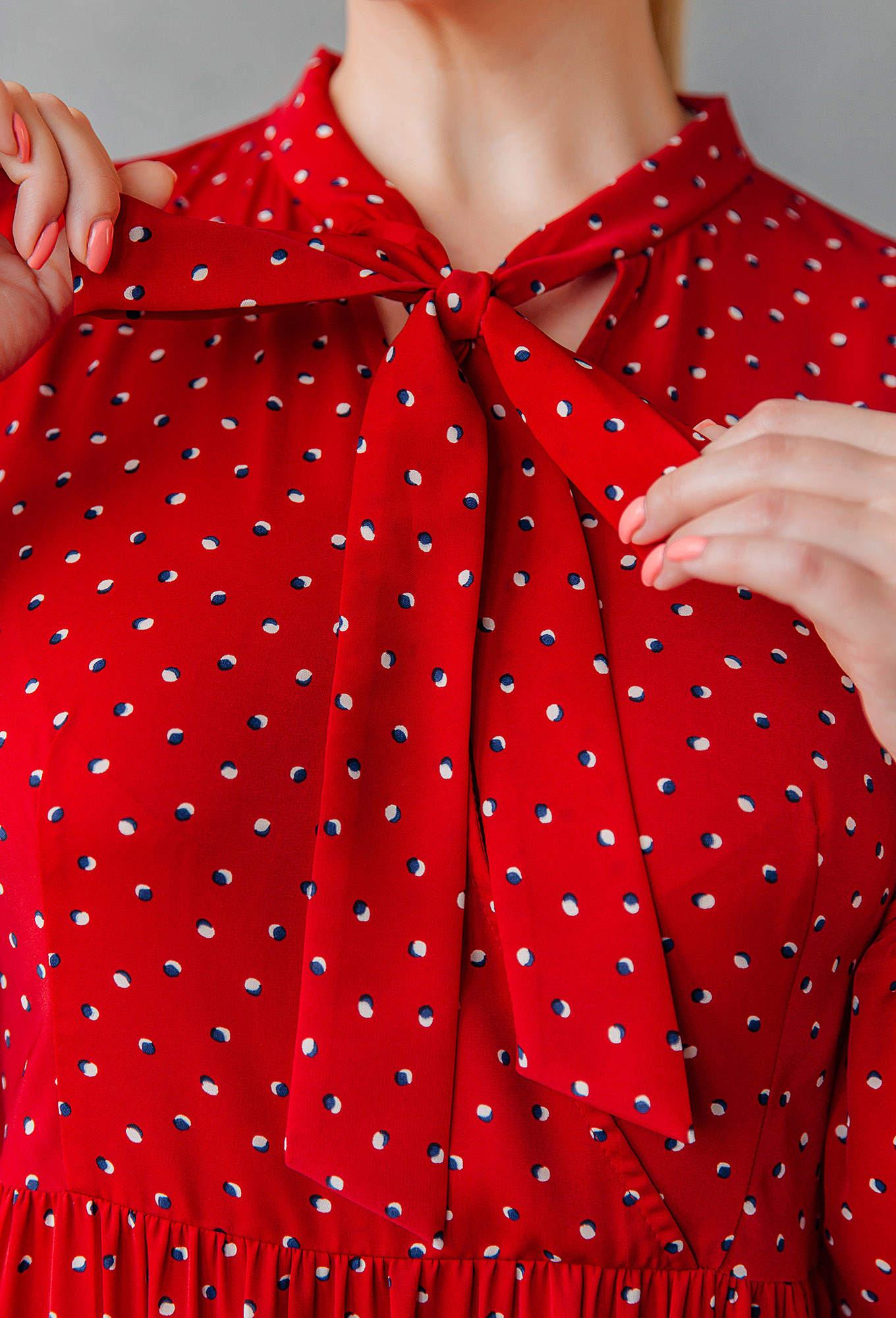 ст. цена2199руб.! Платье ASV 2440 красный