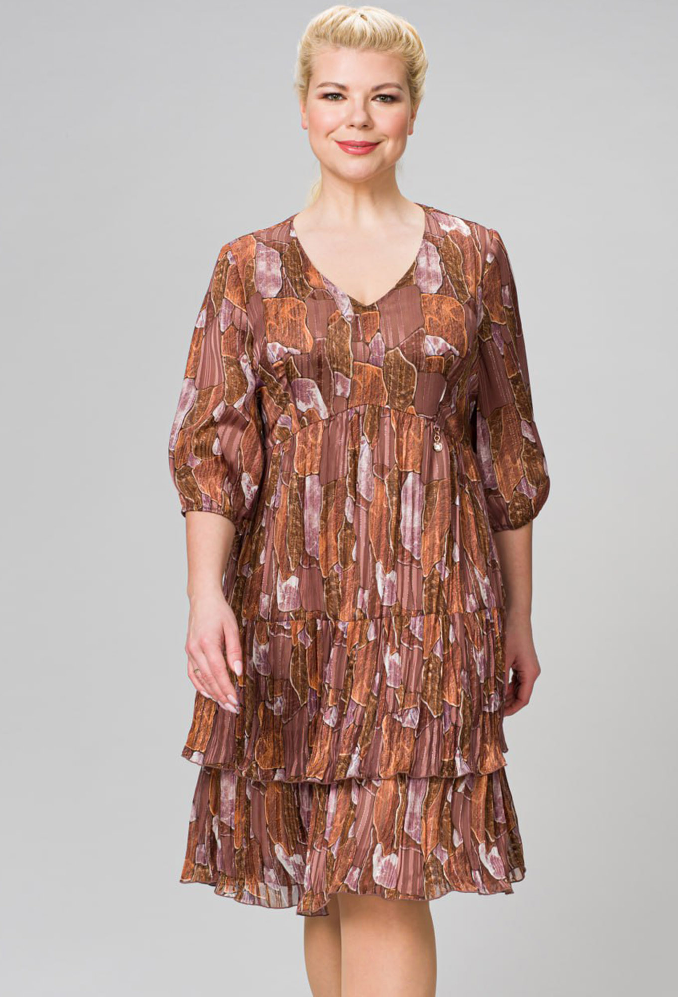 ст. цена2199руб.! Платье ASV 2210 мокко