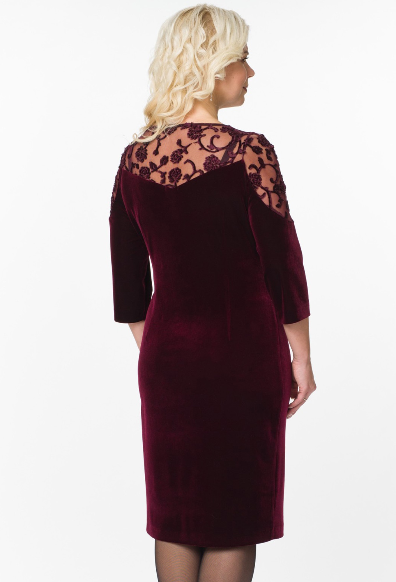 ст. цена2499руб.! Платье ASV 2169 бордо