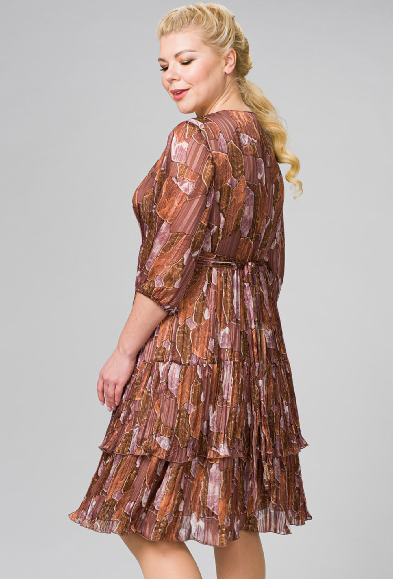 ст. цена2199руб.! Платье ASV 2210 мокко