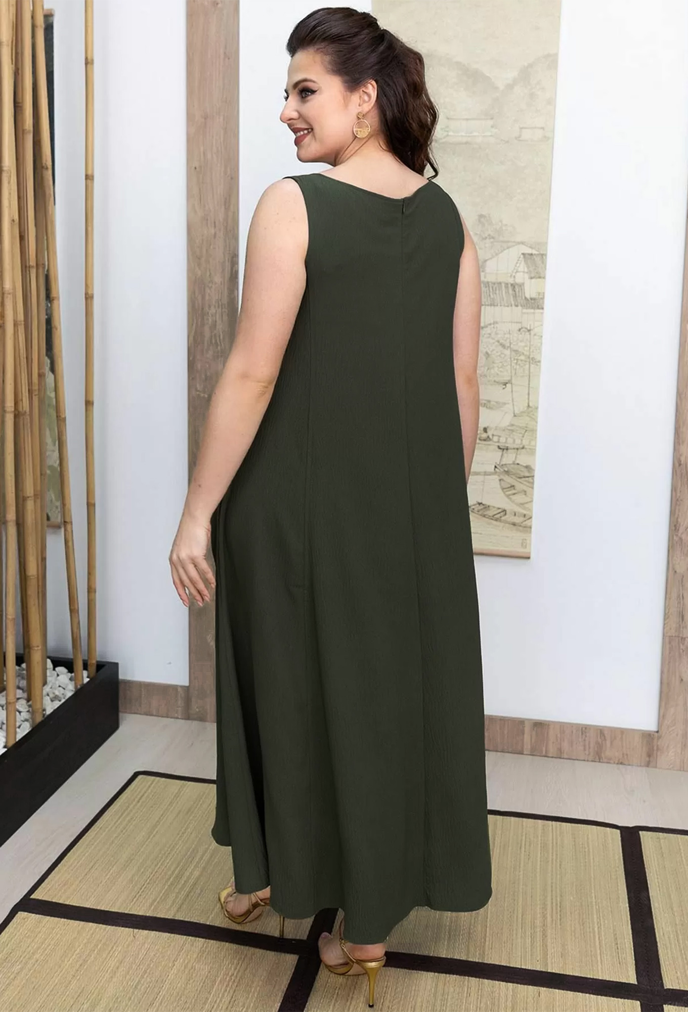 ст. цена2199руб.! Платье ASV 2357 хаки