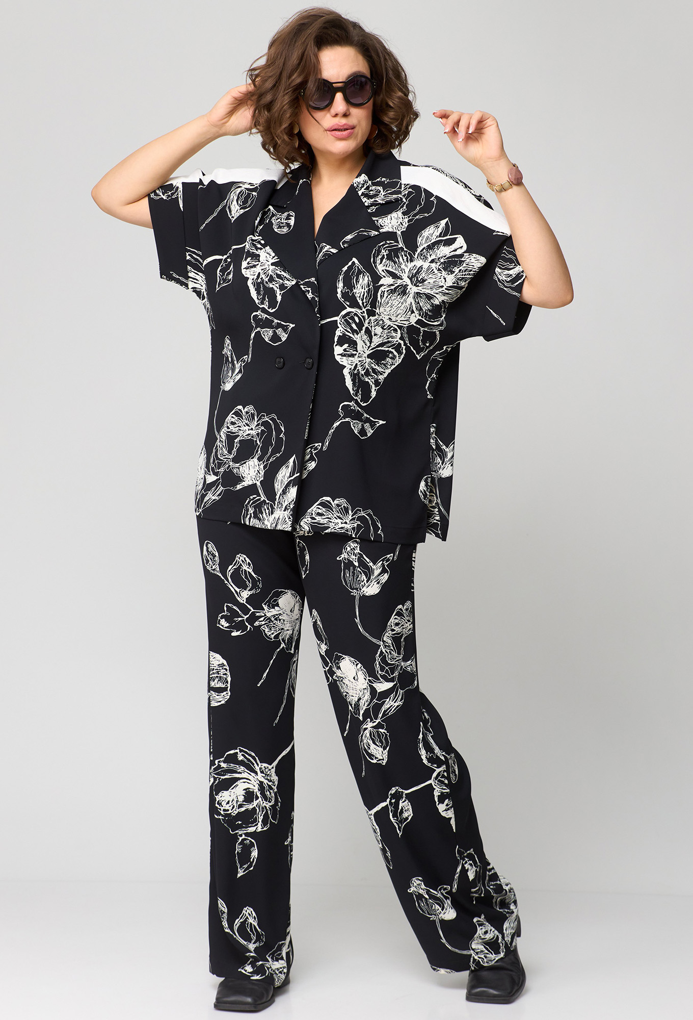 Комплект Runella 1614 чёрно-белый