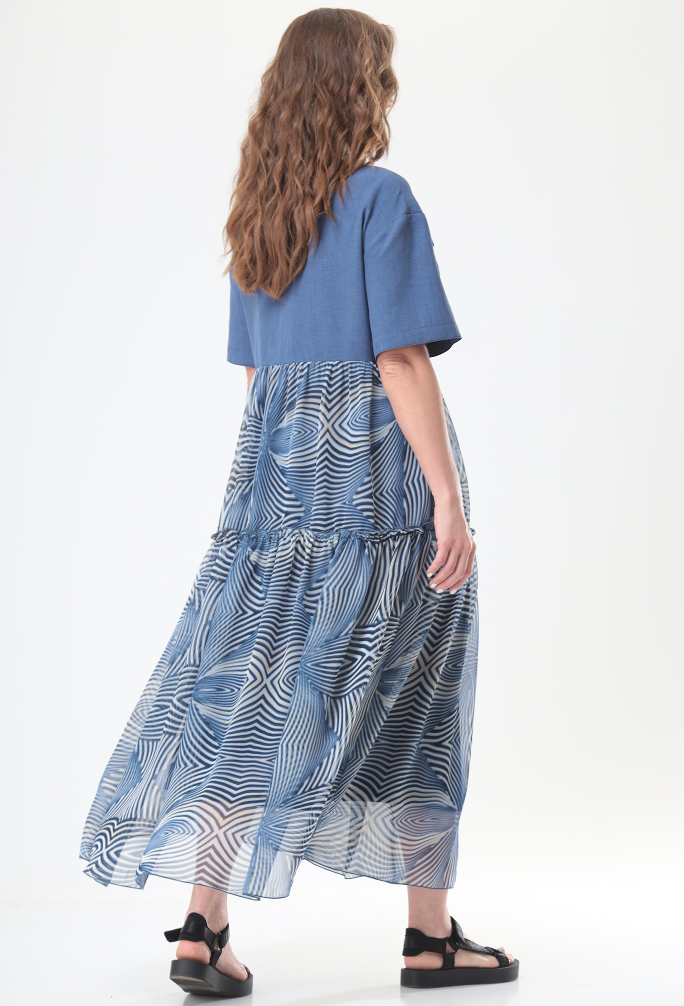 ст. цена2499руб.! Платье Anastasia Mak 1045 синий