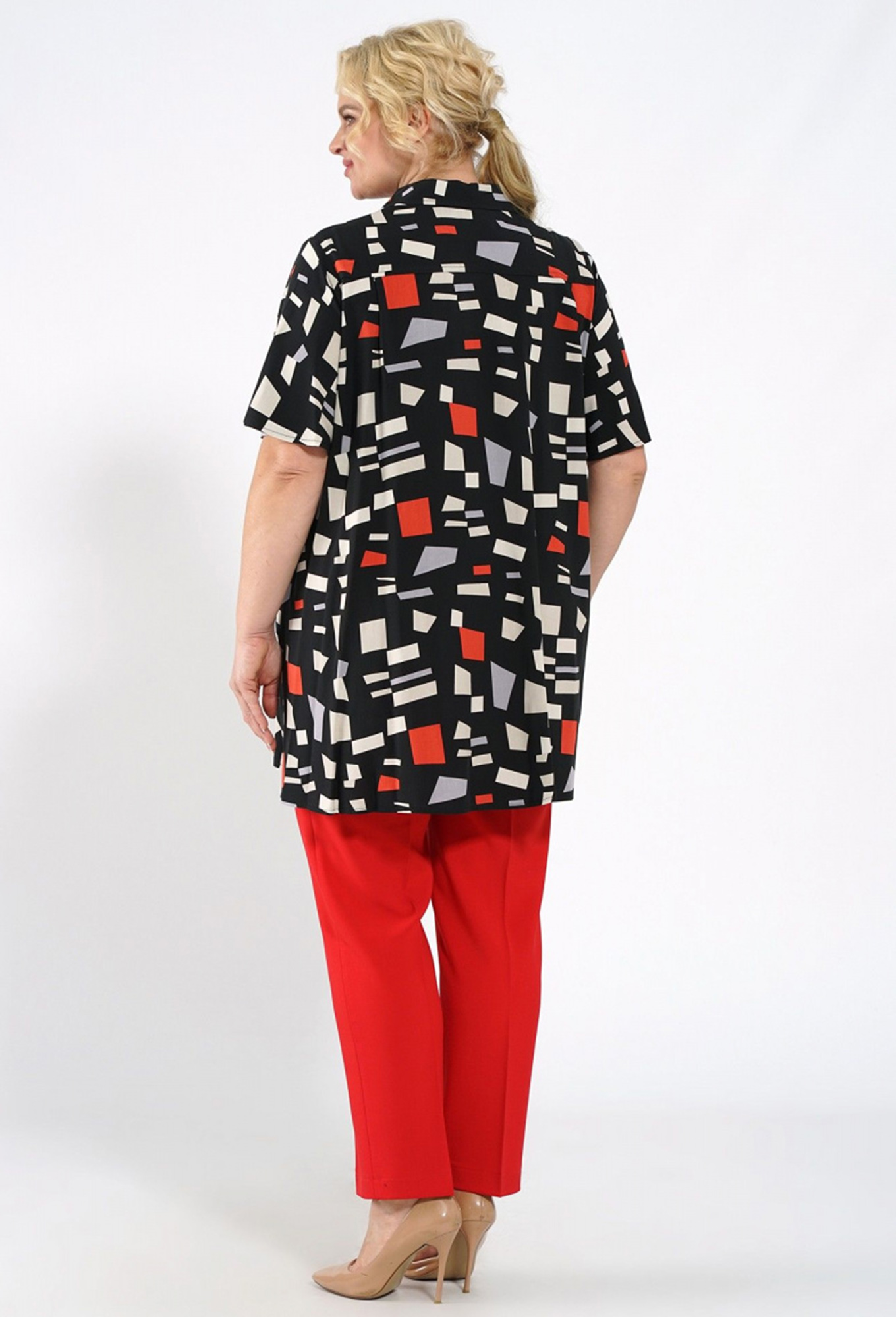 ст. цена1799руб.! Блуза МЕДЕЯ И К 2210 черно-красный